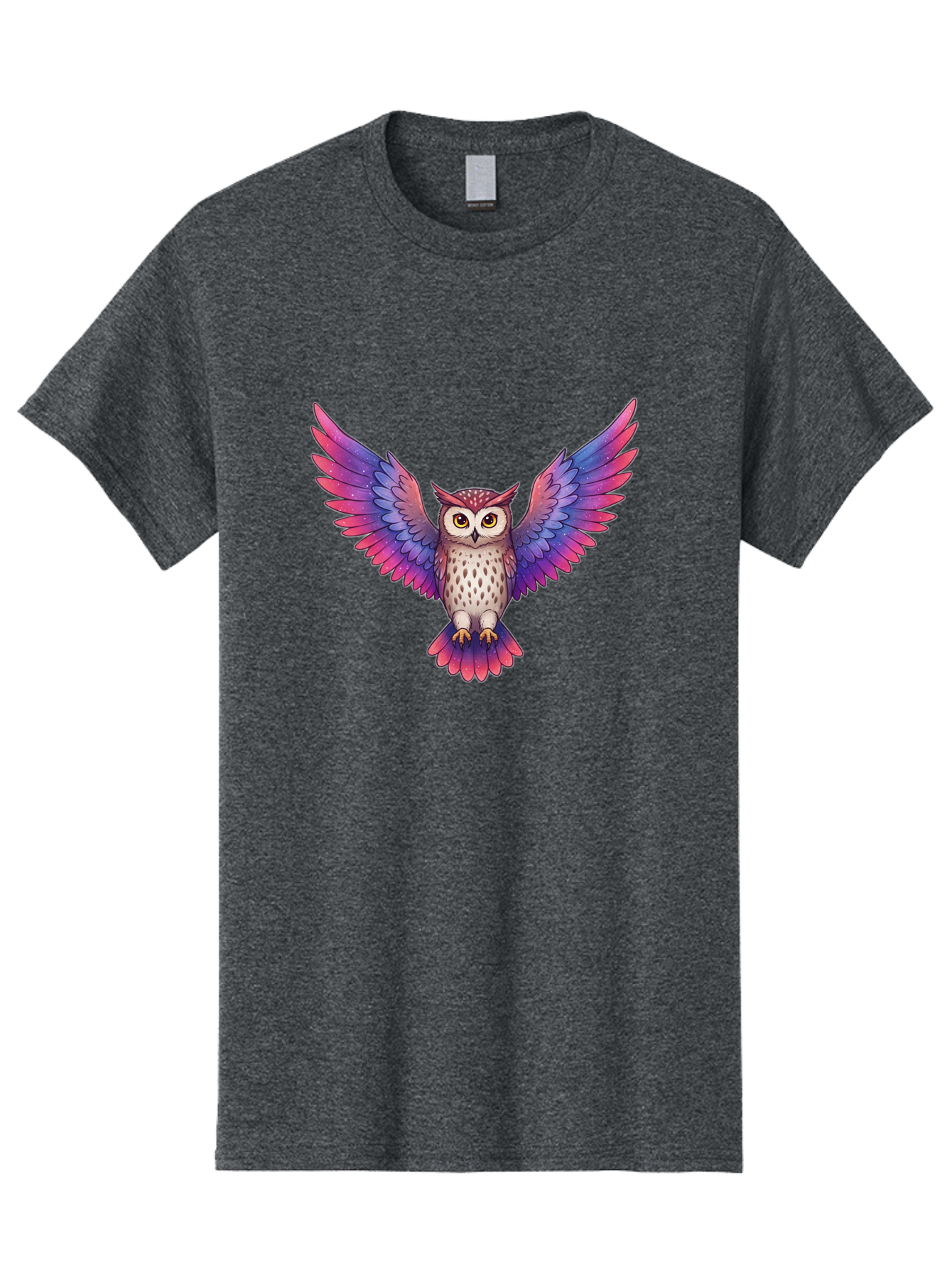 Owl-In-Flight Men'S Graphic Tee, 100% Cotton, Comfortable Casual Summer Wear, Machine Washable, Vintage Camera, Old Camera, Antique Camera, Black Camera, Classic Photography, Photography Equipment, Nostalgic Device, Film Camera, Camera Art Bal020