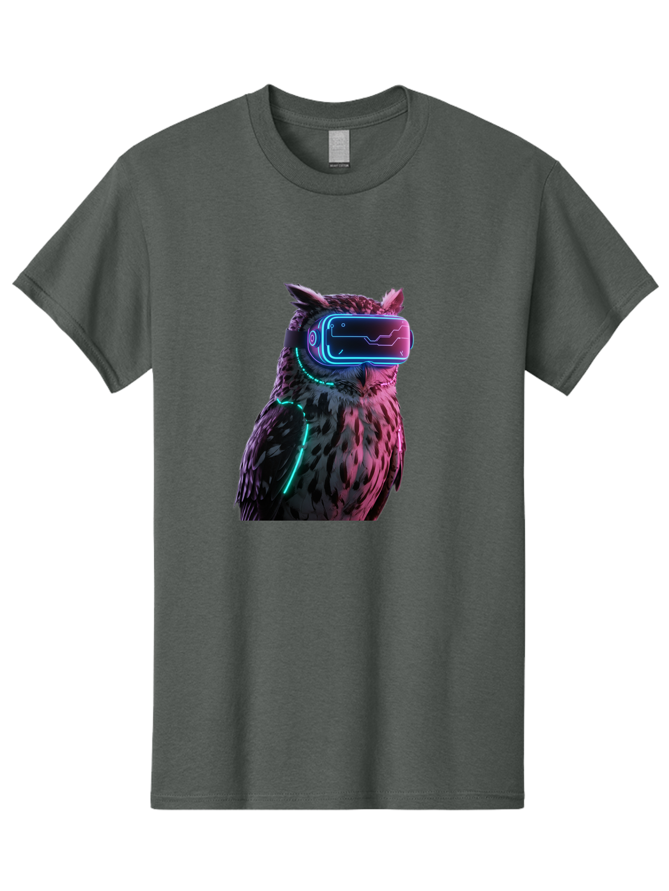 Owl-Vr-Headset-1 Men'S Graphic Tee, 100% Cotton, Comfortable Casual Summer Wear, Machine Washable, Vintage Camera, Old Camera, Antique Camera, Black Camera, Classic Photography, Photography Equipment, Nostalgic Device, Film Camera, Camera Art Bal023