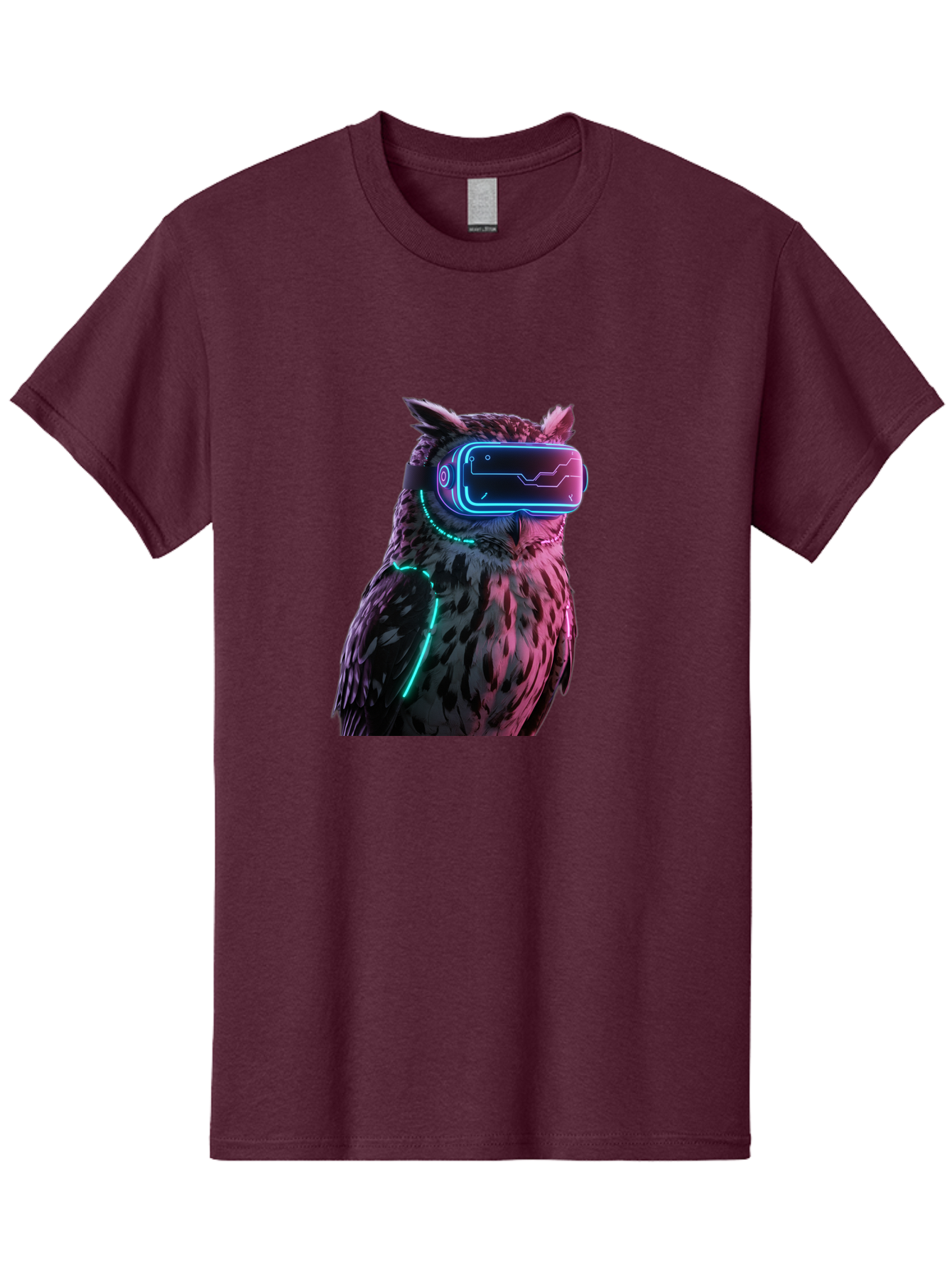 Owl-Vr-Headset-1 Men'S Graphic Tee, 100% Cotton, Comfortable Casual Summer Wear, Machine Washable, Vintage Camera, Old Camera, Antique Camera, Black Camera, Classic Photography, Photography Equipment, Nostalgic Device, Film Camera, Camera Art Bal023