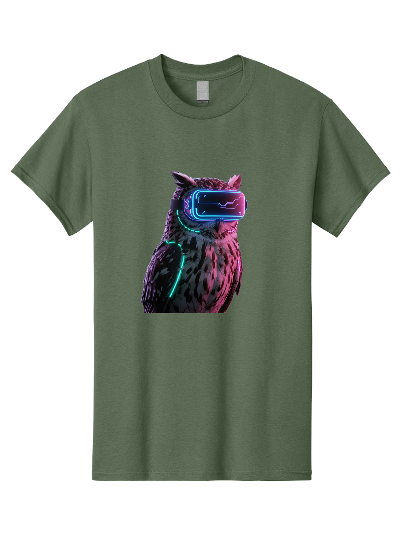 Owl-Vr-Headset-1 Men'S Graphic Tee, 100% Cotton, Comfortable Casual Summer Wear, Machine Washable, Vintage Camera, Old Camera, Antique Camera, Black Camera, Classic Photography, Photography Equipment, Nostalgic Device, Film Camera, Camera Art Bal023