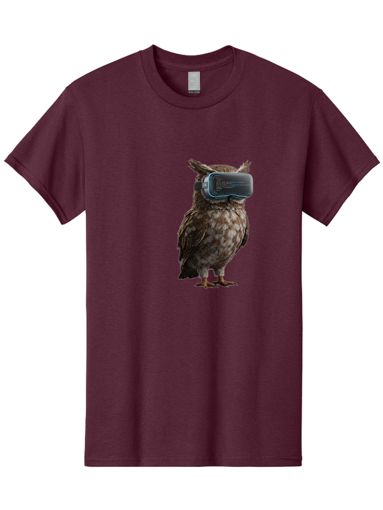 Owl-Vr-Headset Men'S Graphic Tee, 100% Cotton, Comfortable Casual Summer Wear, Machine Washable, Vintage Camera, Old Camera, Antique Camera, Black Camera, Classic Photography, Photography Equipment, Nostalgic Device, Film Camera, Camera Art Bal024