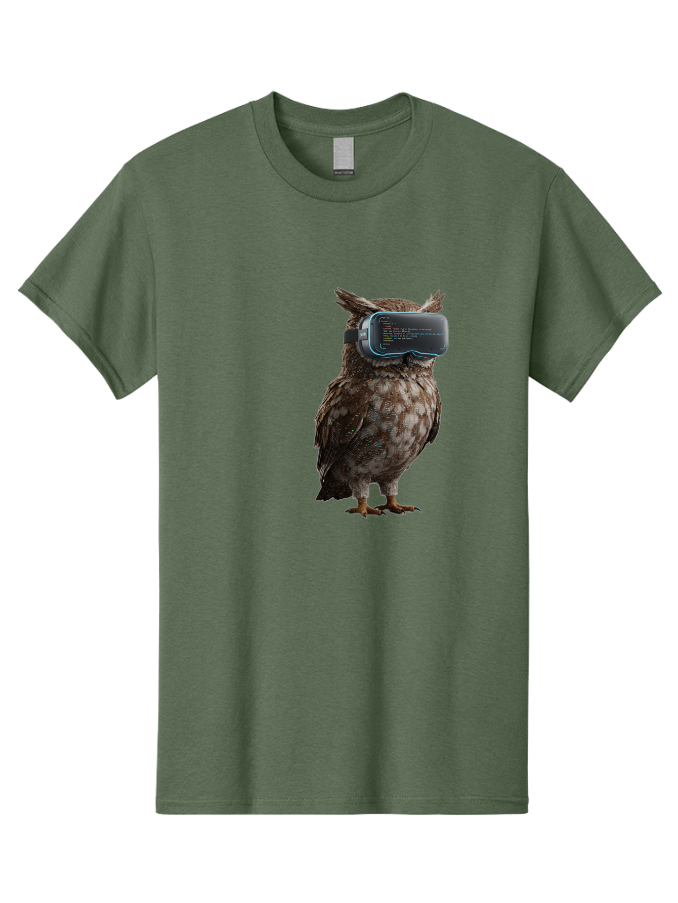 Owl-Vr-Headset Men'S Graphic Tee, 100% Cotton, Comfortable Casual Summer Wear, Machine Washable, Vintage Camera, Old Camera, Antique Camera, Black Camera, Classic Photography, Photography Equipment, Nostalgic Device, Film Camera, Camera Art Bal024
