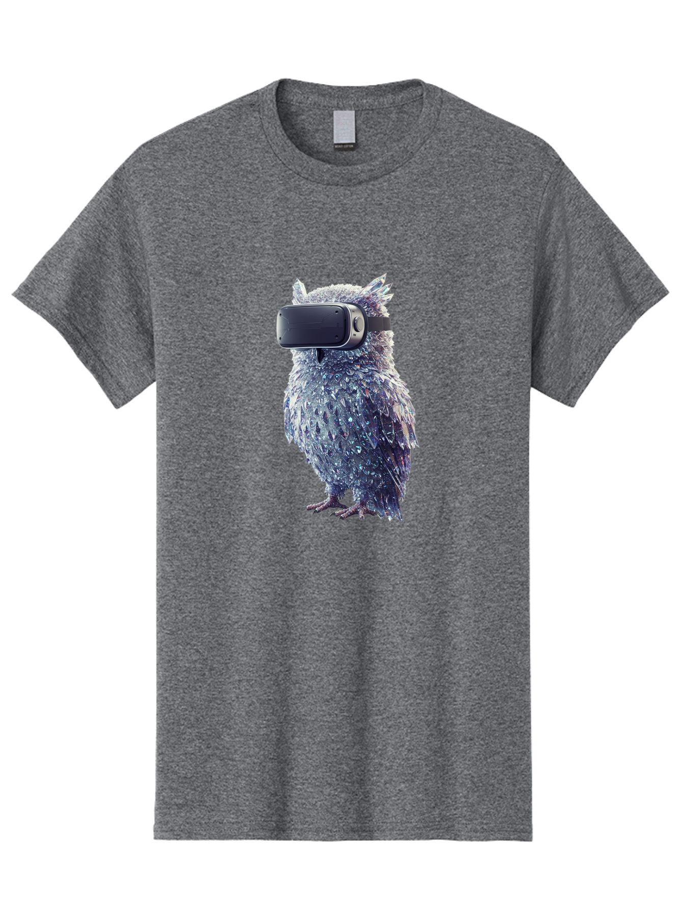 Owl-Wearing-Vr-Headset Men'S Graphic Tee, 100% Cotton, Comfortable Casual Summer Wear, Machine Washable, Vintage Camera, Old Camera, Antique Camera, Black Camera, Classic Photography, Photography Equipment, Nostalgic Device, Film Camera, Bal027