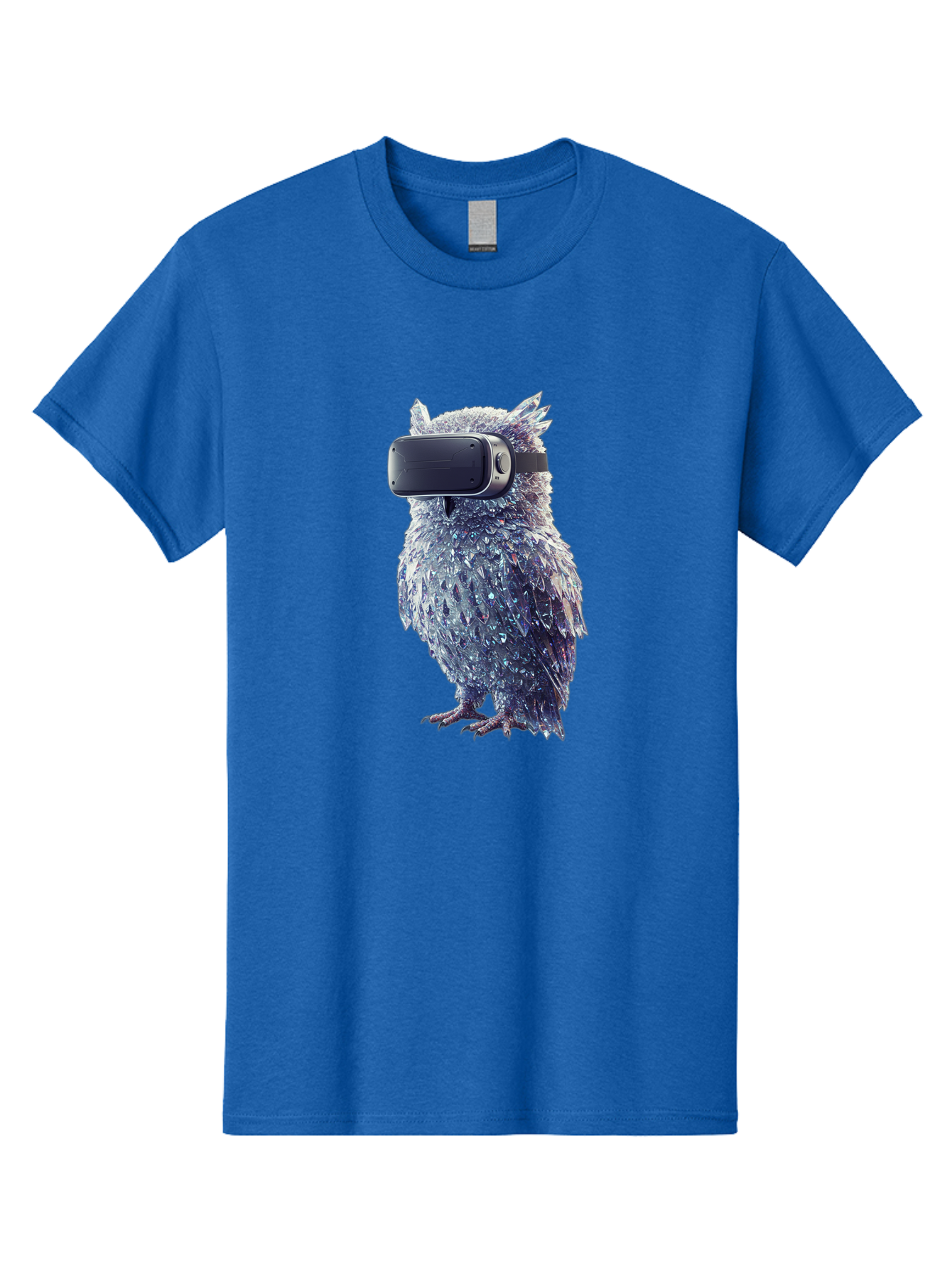 Owl-Wearing-Vr-Headset Men'S Graphic Tee, 100% Cotton, Comfortable Casual Summer Wear, Machine Washable, Vintage Camera, Old Camera, Antique Camera, Black Camera, Classic Photography, Photography Equipment, Nostalgic Device, Film Camera, Bal027