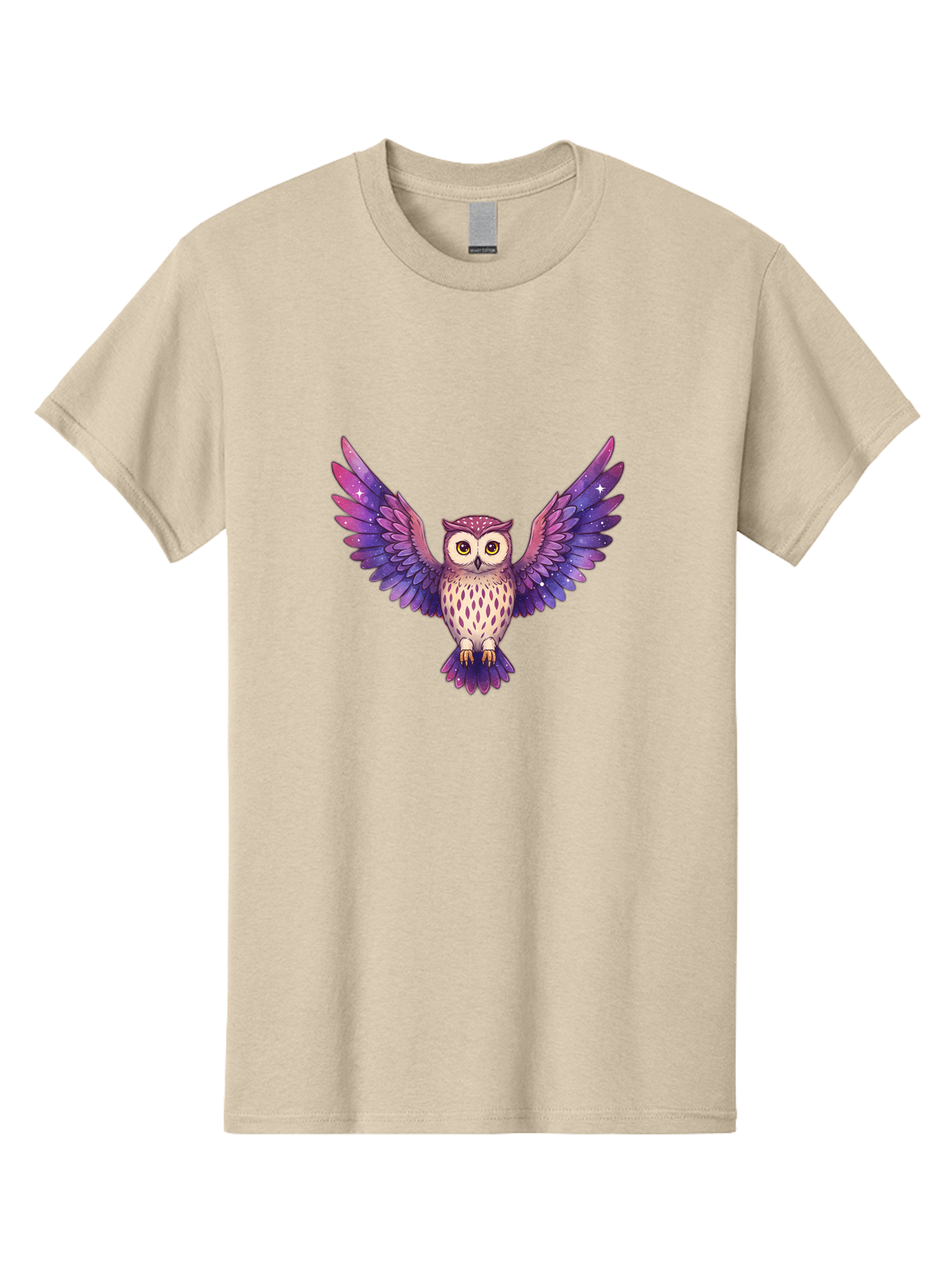 Owl-With-Galaxy-Feathers Men'S Graphic Tee, 100% Cotton, Comfortable Casual Summer Wear, Machine Washable, Vintage Camera, Old Camera, Antique Camera, Black Camera, Classic Photography, Photography Equipment, Nostalgic Device, Film Camera, Bal029