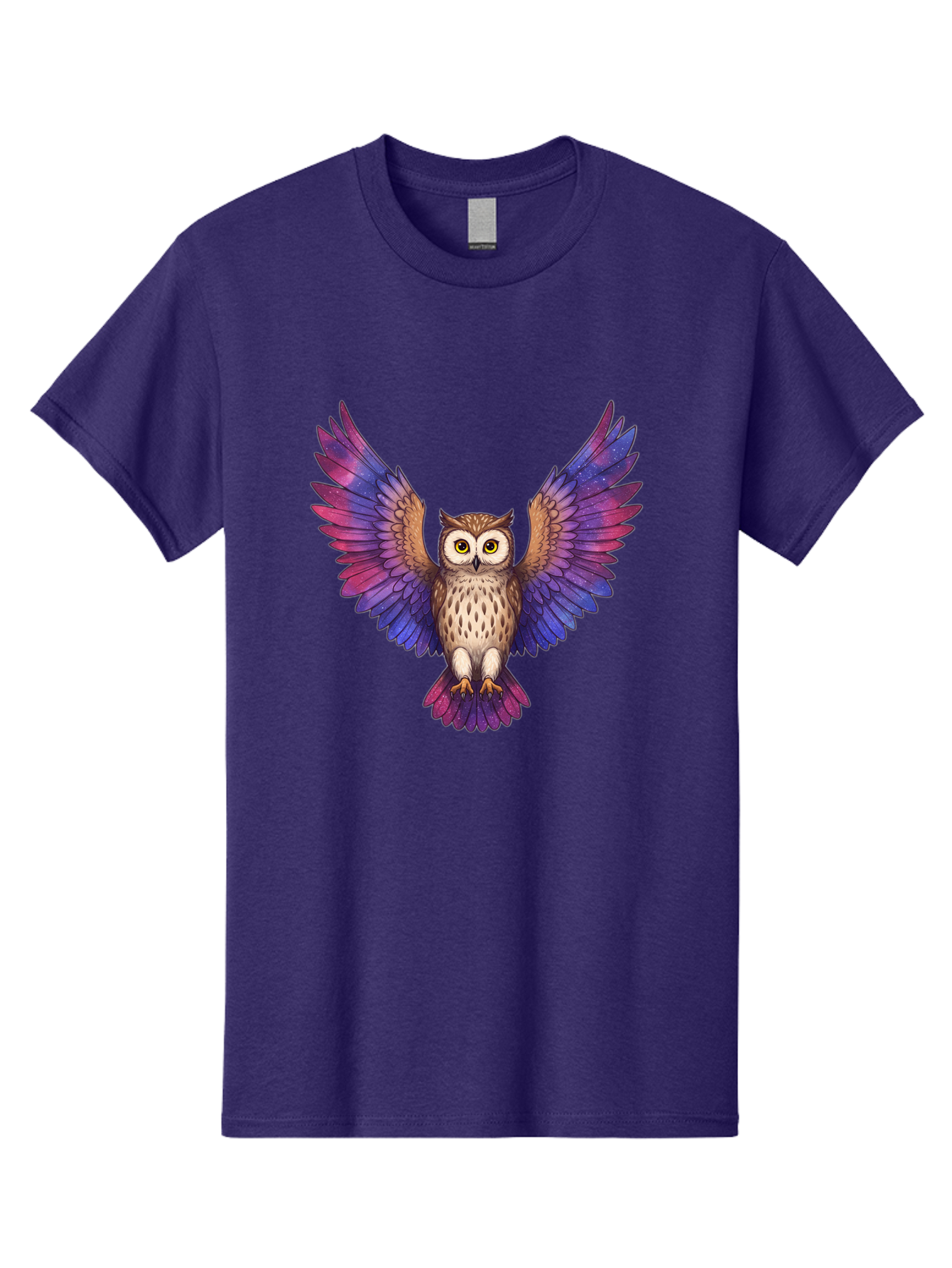 Owl-With-Galaxy-Wings Men'S Graphic Tee, 100% Cotton, Comfortable Casual Summer Wear, Machine Washable, Vintage Camera, Old Camera, Antique Camera, Black Camera, Classic Photography, Photography Equipment, Nostalgic Device, Film Camera, Bal031