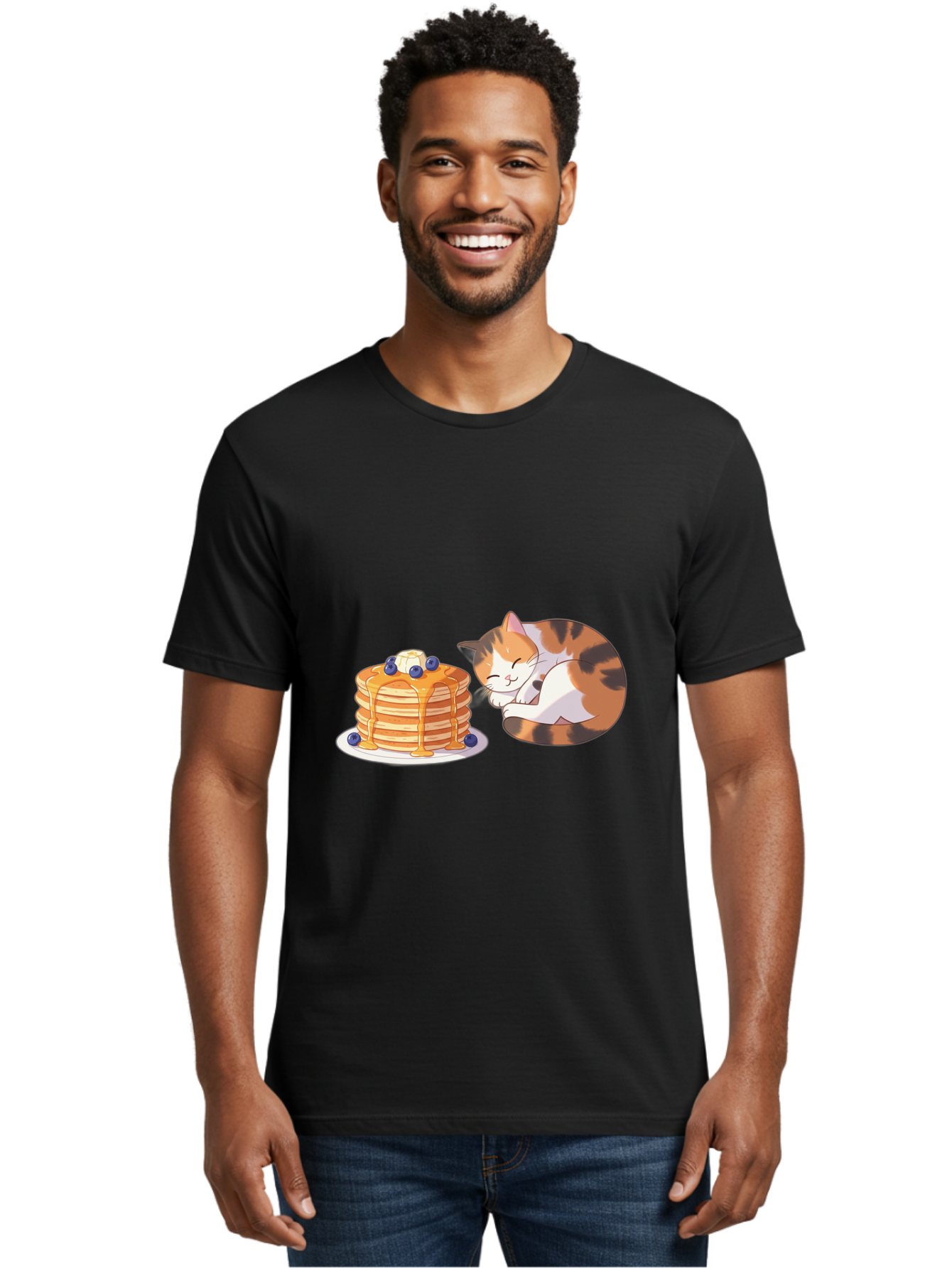 Pancake-And-Sleeping-Cat Men'S Graphic Tee, 100% Cotton, Comfortable Casual Summer Wear, Machine Washable, Vintage Camera, Old Camera, Antique Camera, Black Camera, Classic Photography, Photography Equipment, Nostalgic Device, Film Camera, Bal040