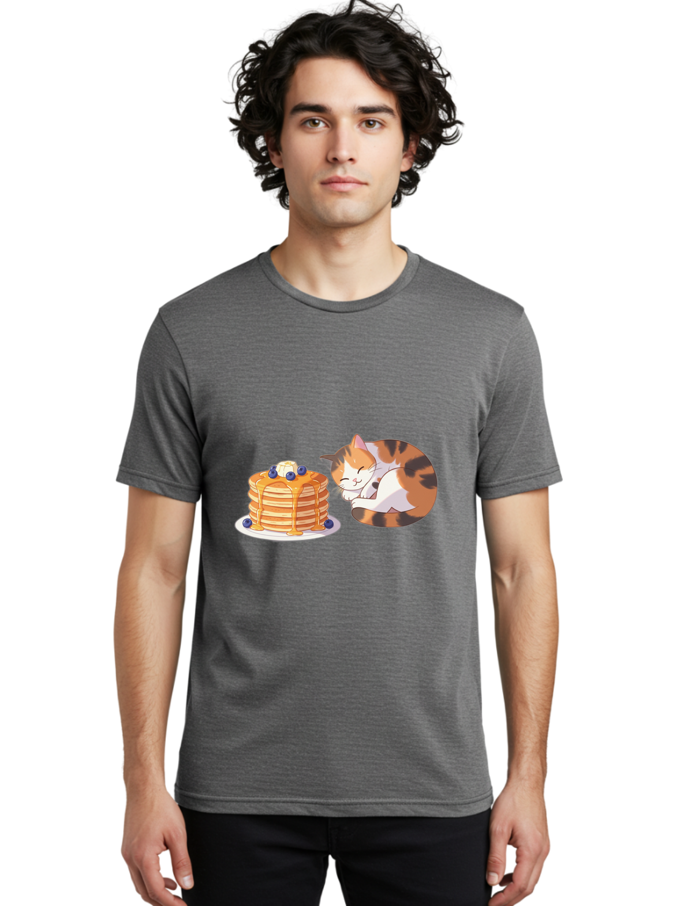 Pancake-And-Sleeping-Cat Men'S Graphic Tee, 100% Cotton, Comfortable Casual Summer Wear, Machine Washable, Vintage Camera, Old Camera, Antique Camera, Black Camera, Classic Photography, Photography Equipment, Nostalgic Device, Film Camera, Bal040