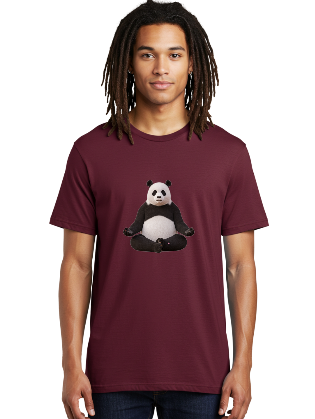 Panda-In-Meditation-Pose Men'S Graphic Tee, 100% Cotton, Comfortable Casual Summer Wear, Machine Washable, Vintage Camera, Old Camera, Antique Camera, Black Camera, Classic Photography, Photography Equipment, Nostalgic Device, Film Camera, Bal044