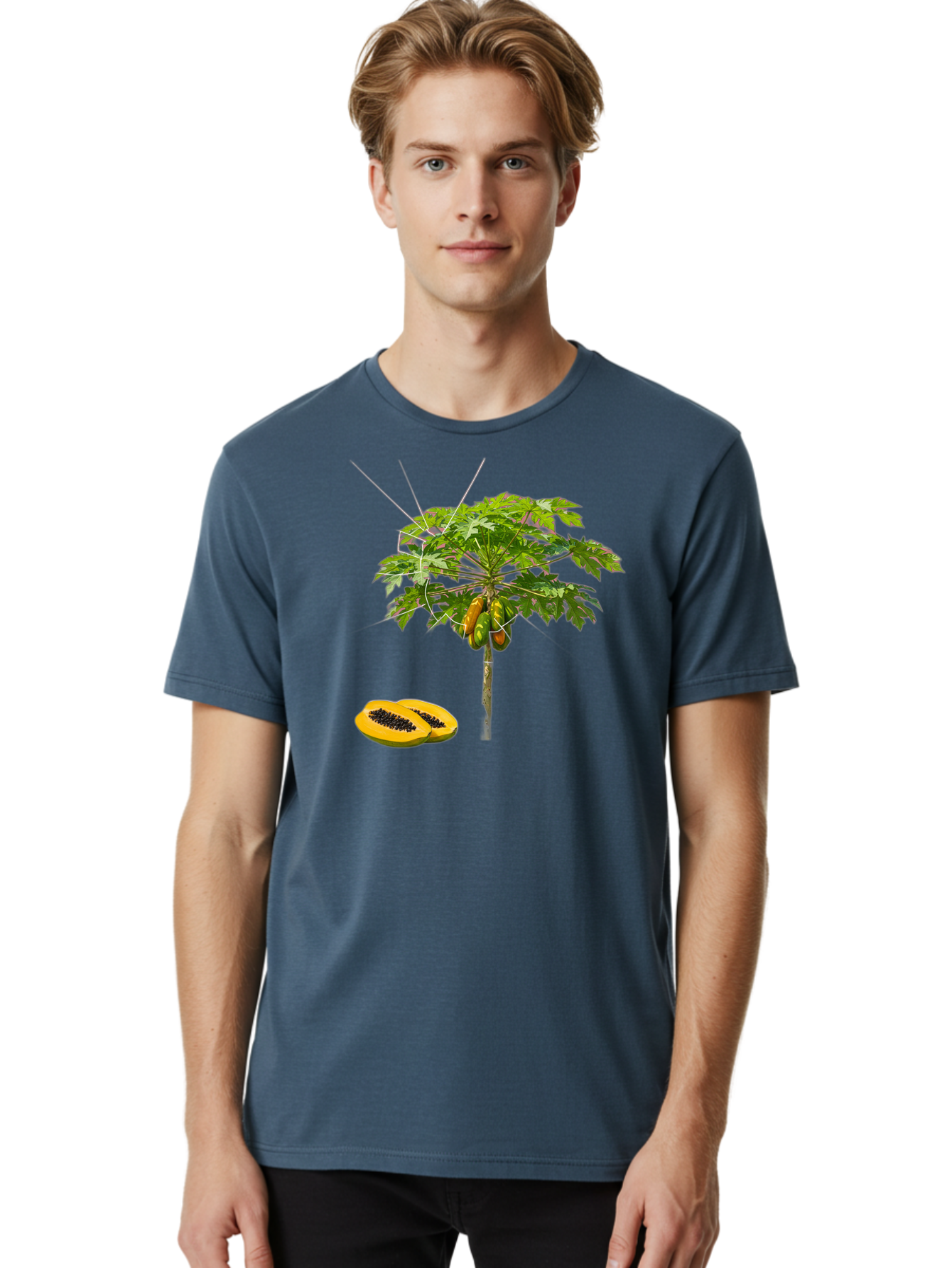 Papaya-Tree Men'S Graphic Tee, 100% Cotton, Comfortable Casual Summer Wear, Machine Washable, Vintage Camera, Old Camera, Antique Camera, Black Camera, Classic Photography, Photography Equipment, Nostalgic Device, Film Camera, Camera Art Bal048