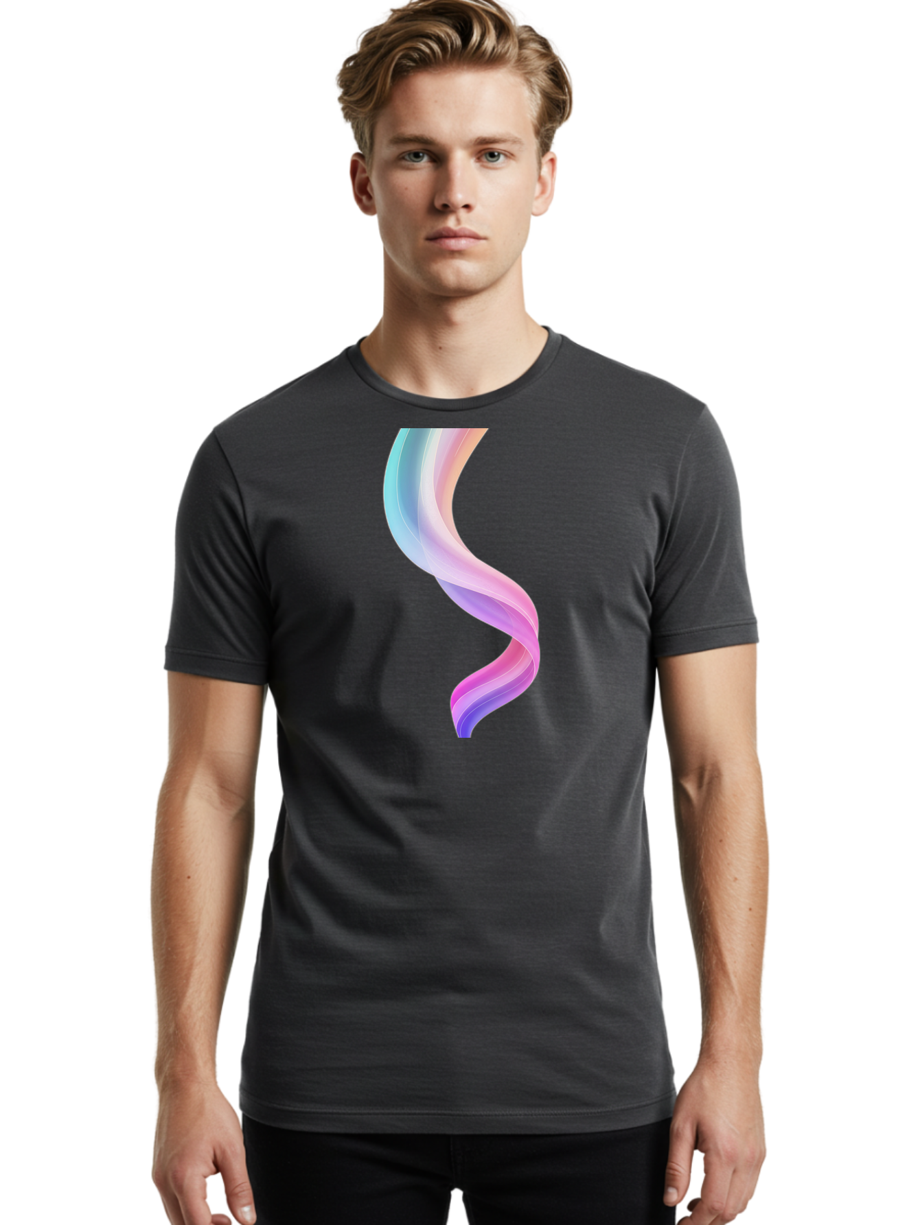 Pastel-Ribbon Men'S Graphic Tee, 100% Cotton, Comfortable Casual Summer Wear, Machine Washable, Vintage Camera, Old Camera, Antique Camera, Black Camera, Classic Photography, Photography Equipment, Nostalgic Device, Film Camera, Camera Art Bal054