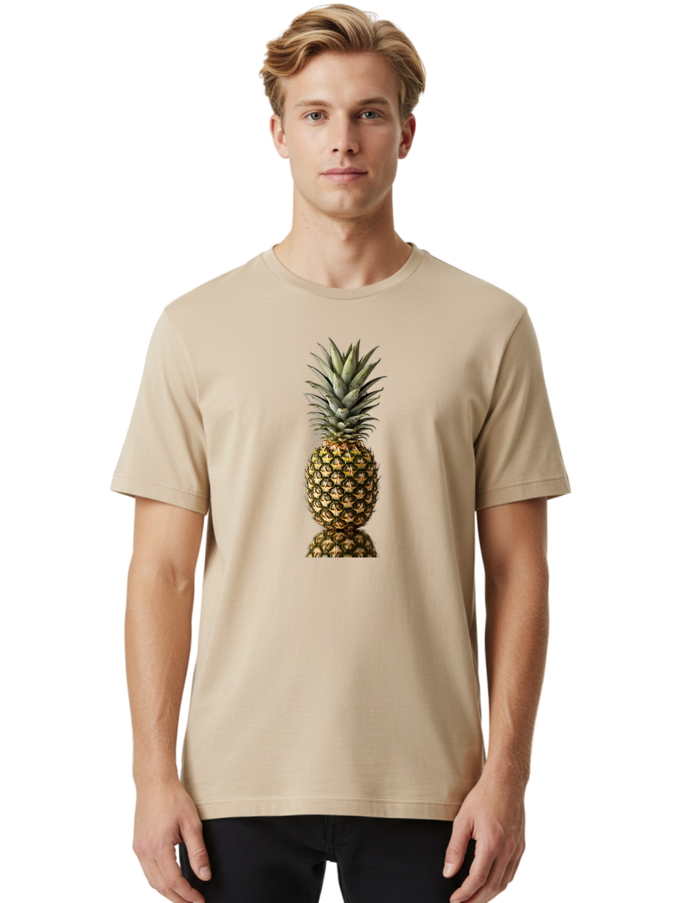 Pineapple Men'S Graphic Tee, 100% Cotton, Comfortable Casual Summer Wear, Machine Washable, Vintage Camera, Old Camera, Antique Camera, Black Camera, Classic Photography, Photography Equipment, Nostalgic Device, Film Camera, Camera Art Bal072