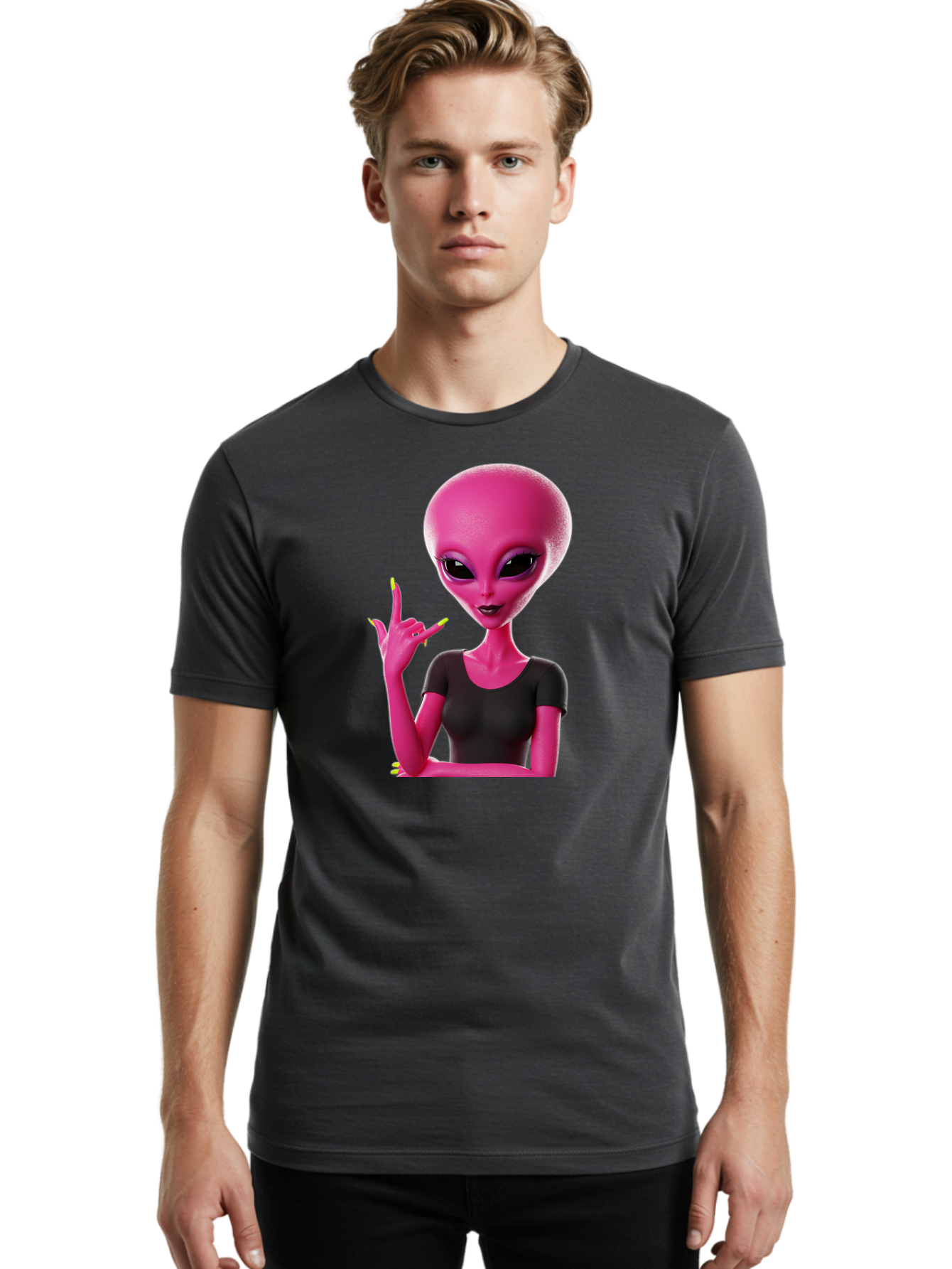 Pink-Alien Men'S Graphic Tee, 100% Cotton, Comfortable Casual Summer Wear, Machine Washable, Vintage Camera, Old Camera, Antique Camera, Black Camera, Classic Photography, Photography Equipment, Nostalgic Device, Film Camera, Camera Art Bal073