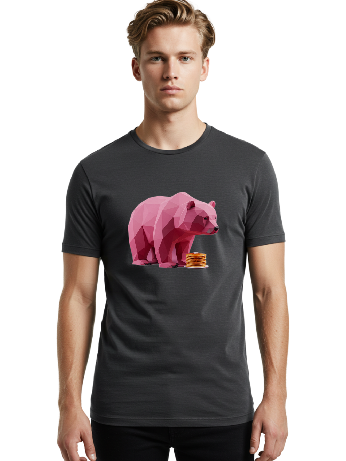 Pink-Bear-Coins Men'S Graphic Tee, 100% Cotton, Comfortable Casual Summer Wear, Machine Washable, Vintage Camera, Old Camera, Antique Camera, Black Camera, Classic Photography, Photography Equipment, Nostalgic Device, Film Camera, Camera Art Bal076