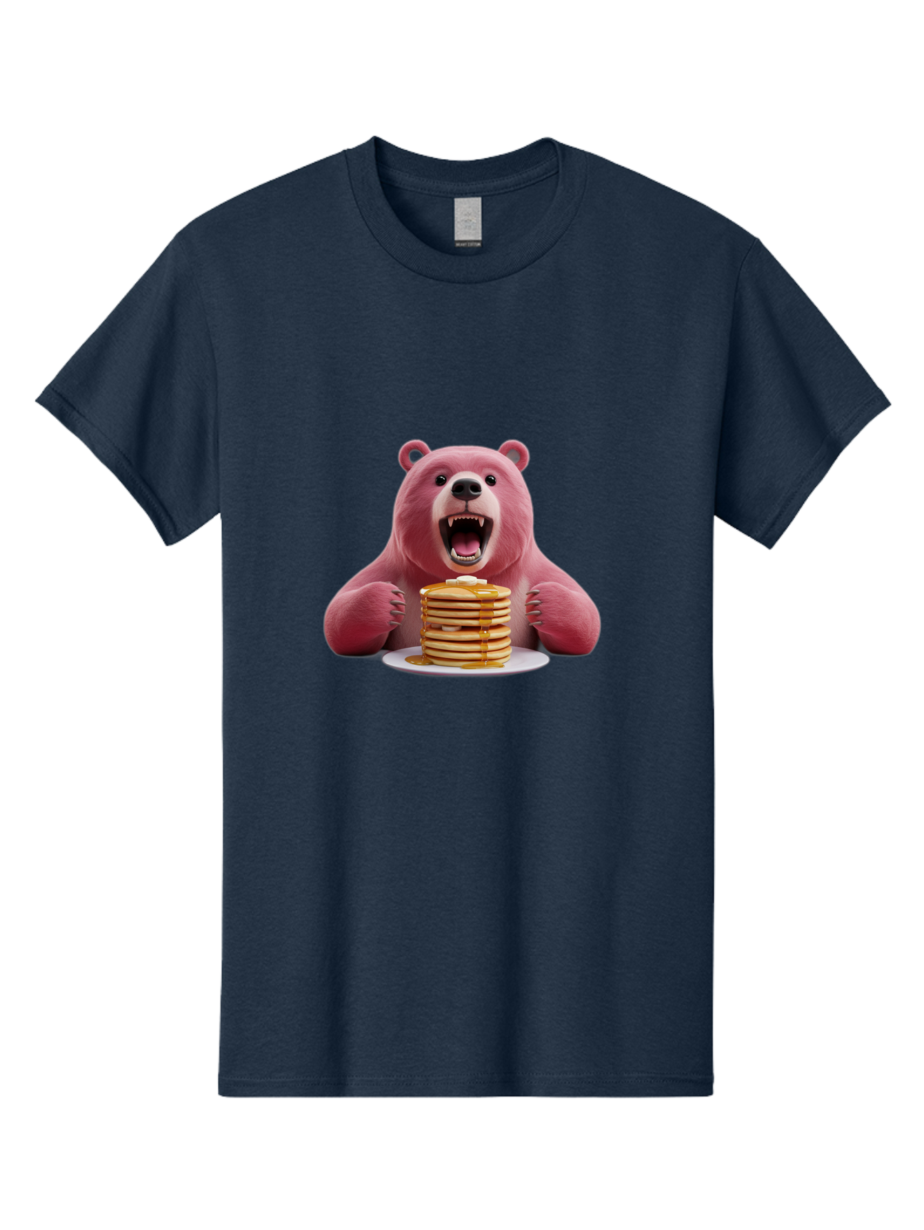 Pink-Bear-Pancakes Men'S Graphic Tee, 100% Cotton, Comfortable Casual Summer Wear, Machine Washable, Vintage Camera, Old Camera, Antique Camera, Black Camera, Classic Photography, Photography Equipment, Nostalgic Device, Film Camera, Bal081