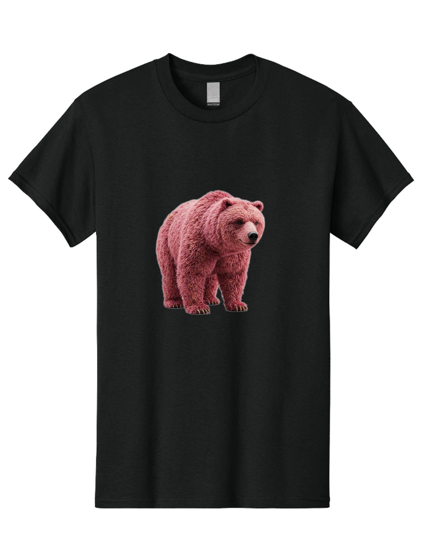 Pink-Bear Men'S Graphic Tee, 100% Cotton, Comfortable Casual Summer Wear, Machine Washable, Vintage Camera, Old Camera, Antique Camera, Black Camera, Classic Photography, Photography Equipment, Nostalgic Device, Film Camera, Camera Art Bal082