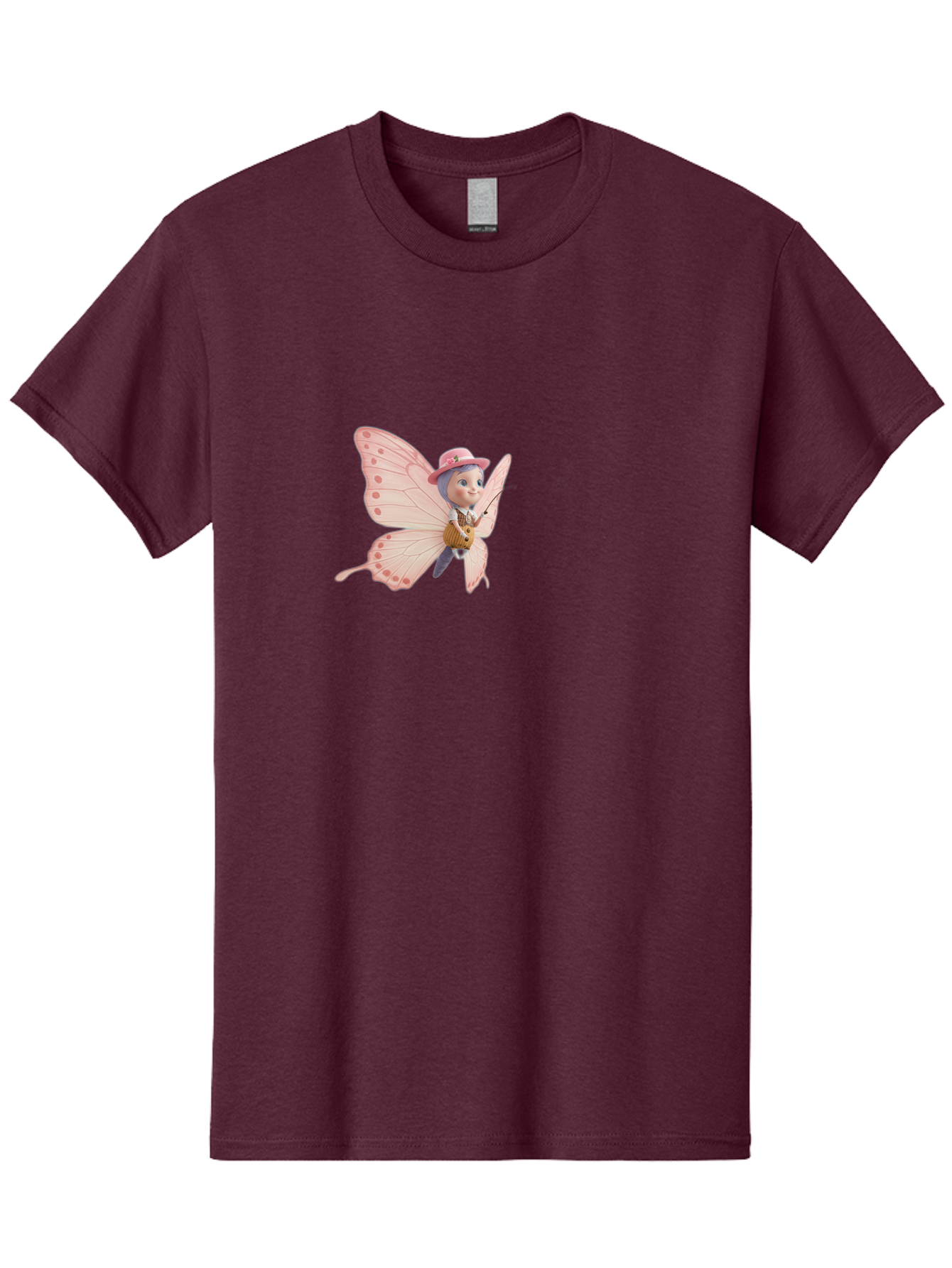 Pink-Butterfly-1 Men'S Graphic Tee, 100% Cotton, Comfortable Casual Summer Wear, Machine Washable, Vintage Camera, Old Camera, Antique Camera, Black Camera, Classic Photography, Photography Equipment, Nostalgic Device, Film Camera, Camera Art Bal086