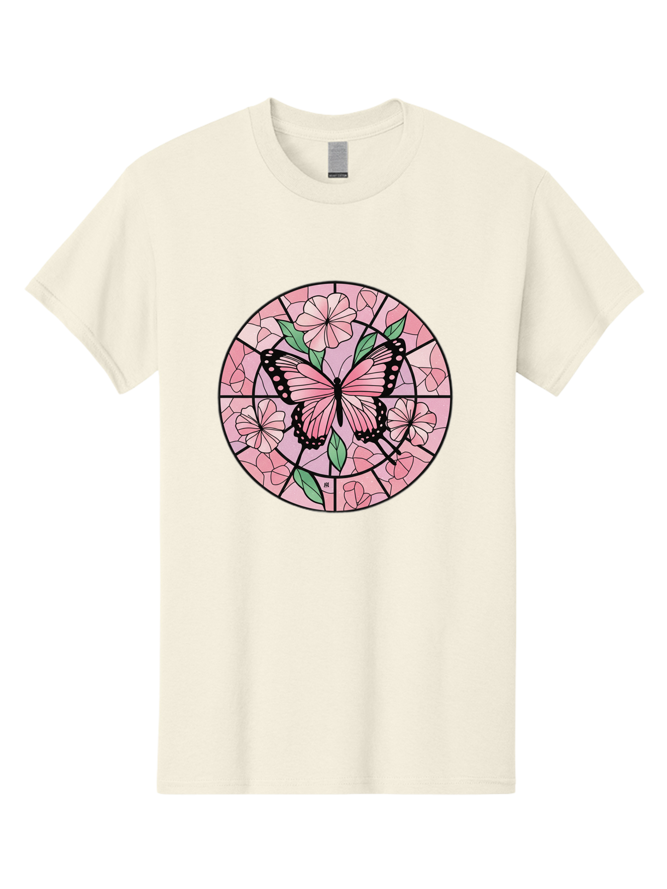 Pink-Butterfly-Stained-Glass Men'S Graphic Tee, 100% Cotton, Comfortable Casual Summer Wear, Machine Washable, Vintage Camera, Old Camera, Antique Camera, Black Camera, Classic Photography, Photography Equipment, Nostalgic Device, Film Camera, Bal088