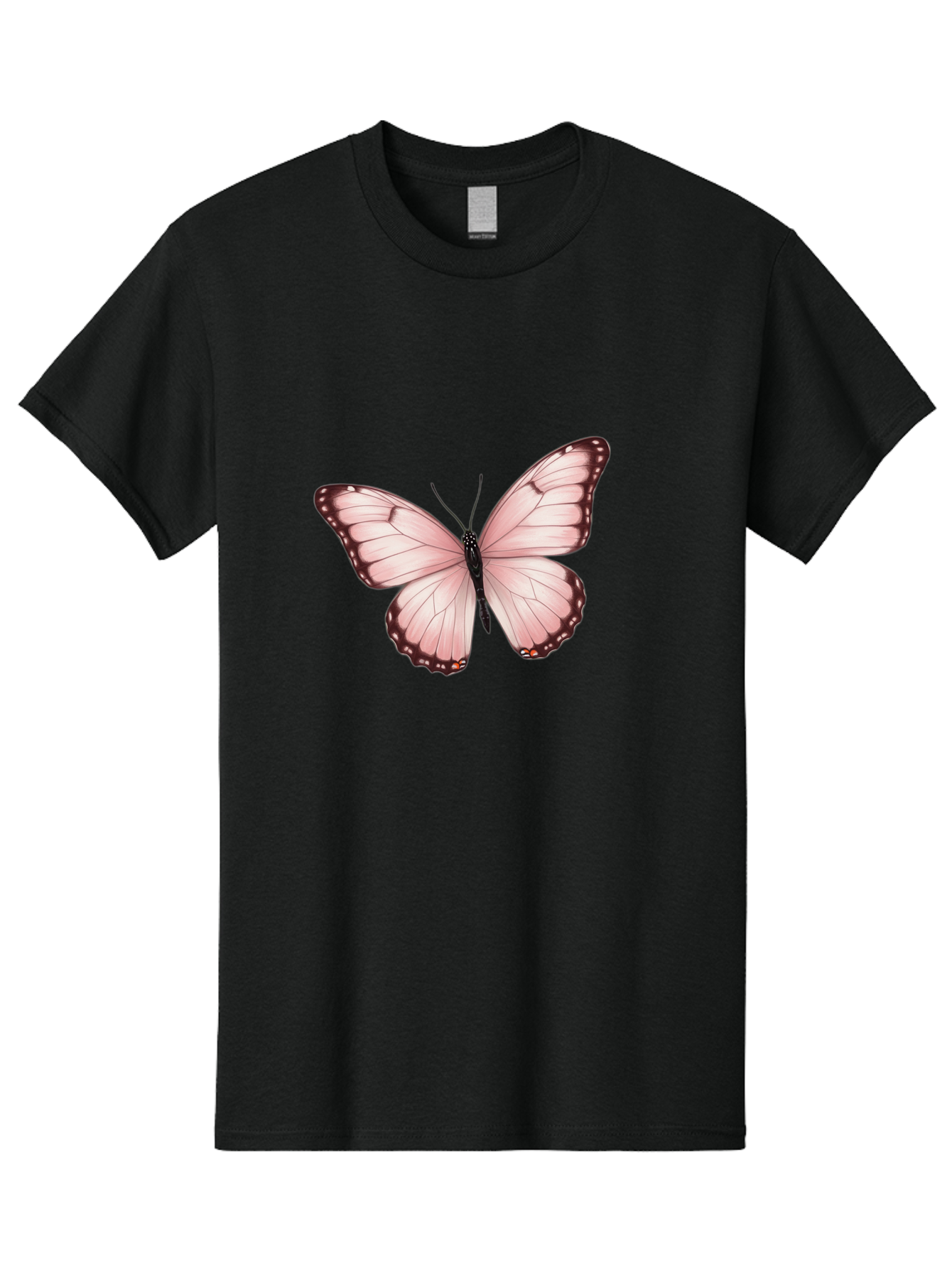 Pink-Butterfly Men'S Graphic Tee, 100% Cotton, Comfortable Casual Summer Wear, Machine Washable, Vintage Camera, Old Camera, Antique Camera, Black Camera, Classic Photography, Photography Equipment, Nostalgic Device, Film Camera, Camera Art Bal089