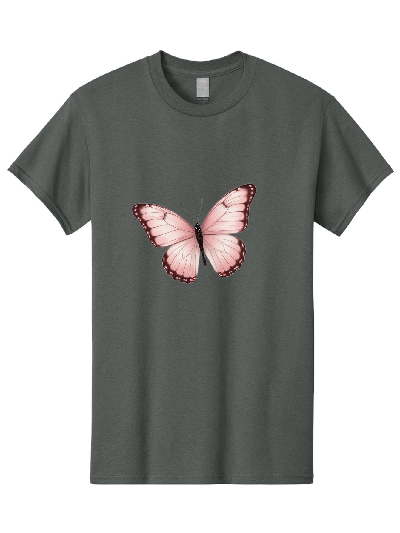 Pink-Butterfly Men'S Graphic Tee, 100% Cotton, Comfortable Casual Summer Wear, Machine Washable, Vintage Camera, Old Camera, Antique Camera, Black Camera, Classic Photography, Photography Equipment, Nostalgic Device, Film Camera, Camera Art Bal089