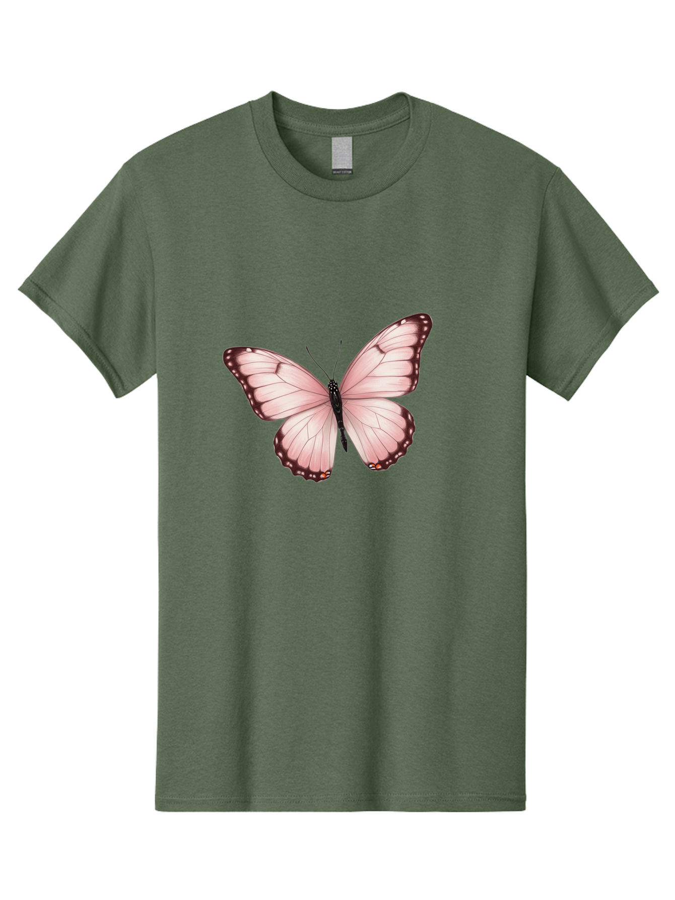 Pink-Butterfly Men'S Graphic Tee, 100% Cotton, Comfortable Casual Summer Wear, Machine Washable, Vintage Camera, Old Camera, Antique Camera, Black Camera, Classic Photography, Photography Equipment, Nostalgic Device, Film Camera, Camera Art Bal089