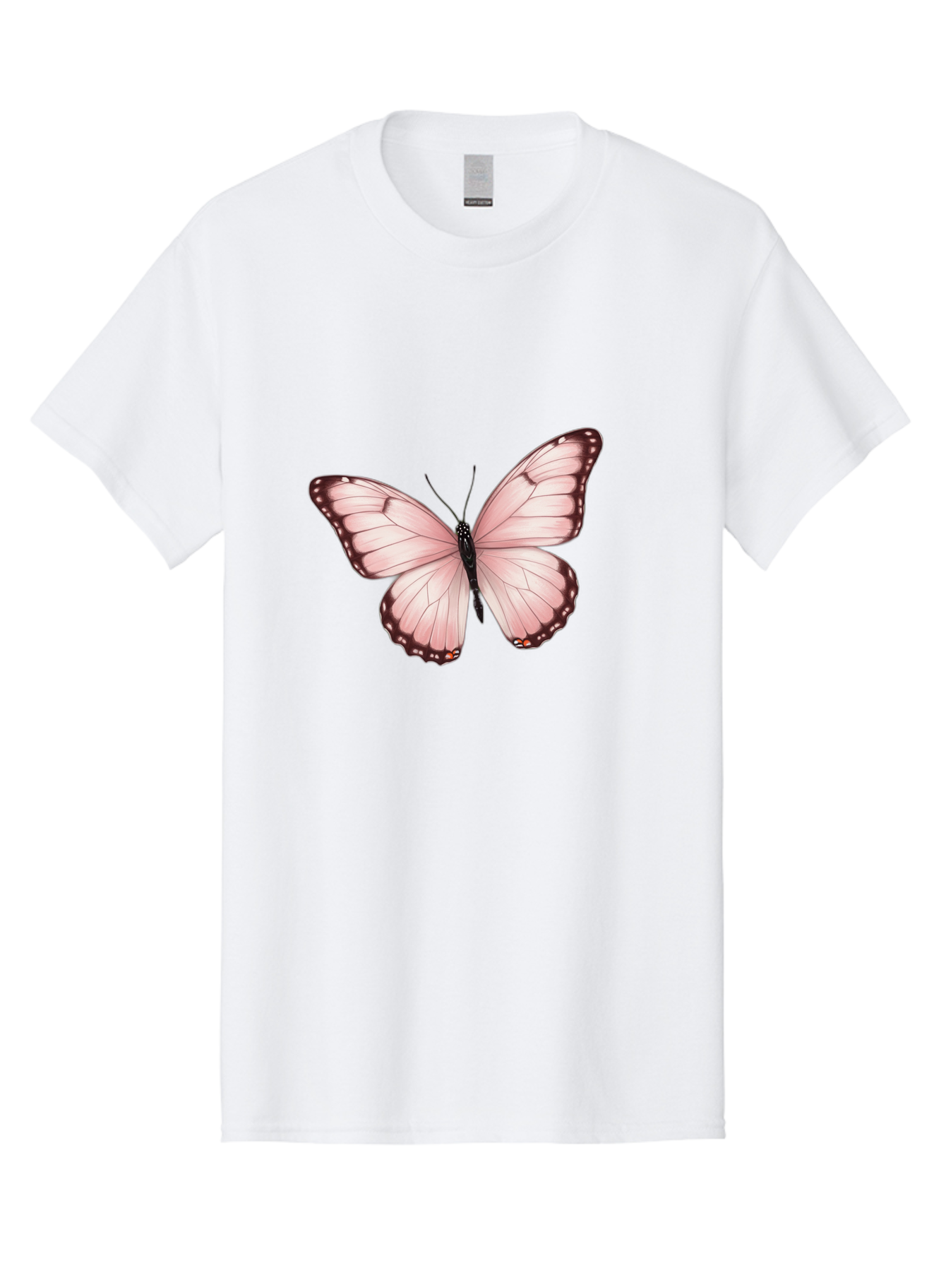 Pink-Butterfly Men'S Graphic Tee, 100% Cotton, Comfortable Casual Summer Wear, Machine Washable, Vintage Camera, Old Camera, Antique Camera, Black Camera, Classic Photography, Photography Equipment, Nostalgic Device, Film Camera, Camera Art Bal089
