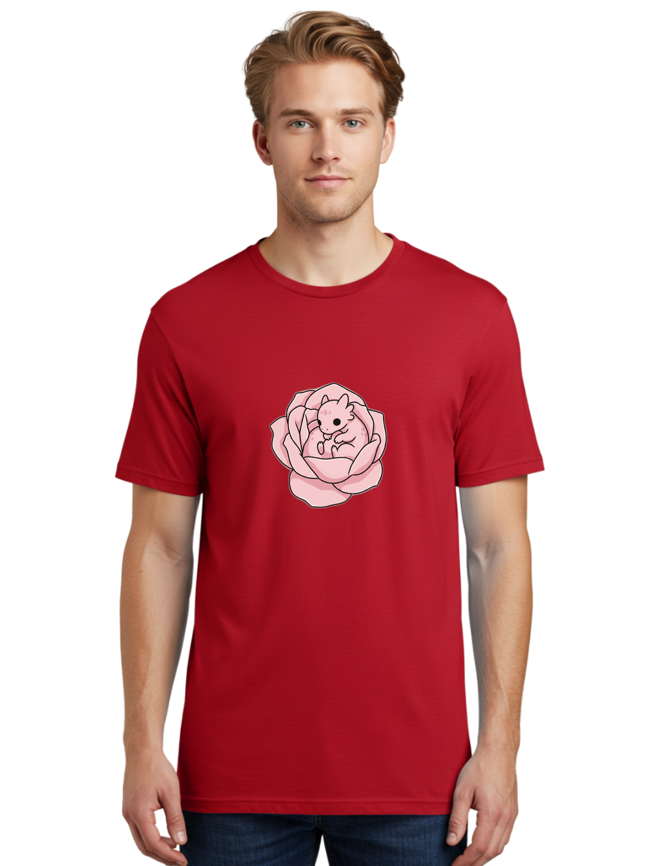 Pink-Cat-In-Flower Men'S Graphic Tee, 100% Cotton, Comfortable Casual Summer Wear, Machine Washable, Vintage Camera, Old Camera, Antique Camera, Black Camera, Classic Photography, Photography Equipment, Nostalgic Device, Film Camera, Bal090
