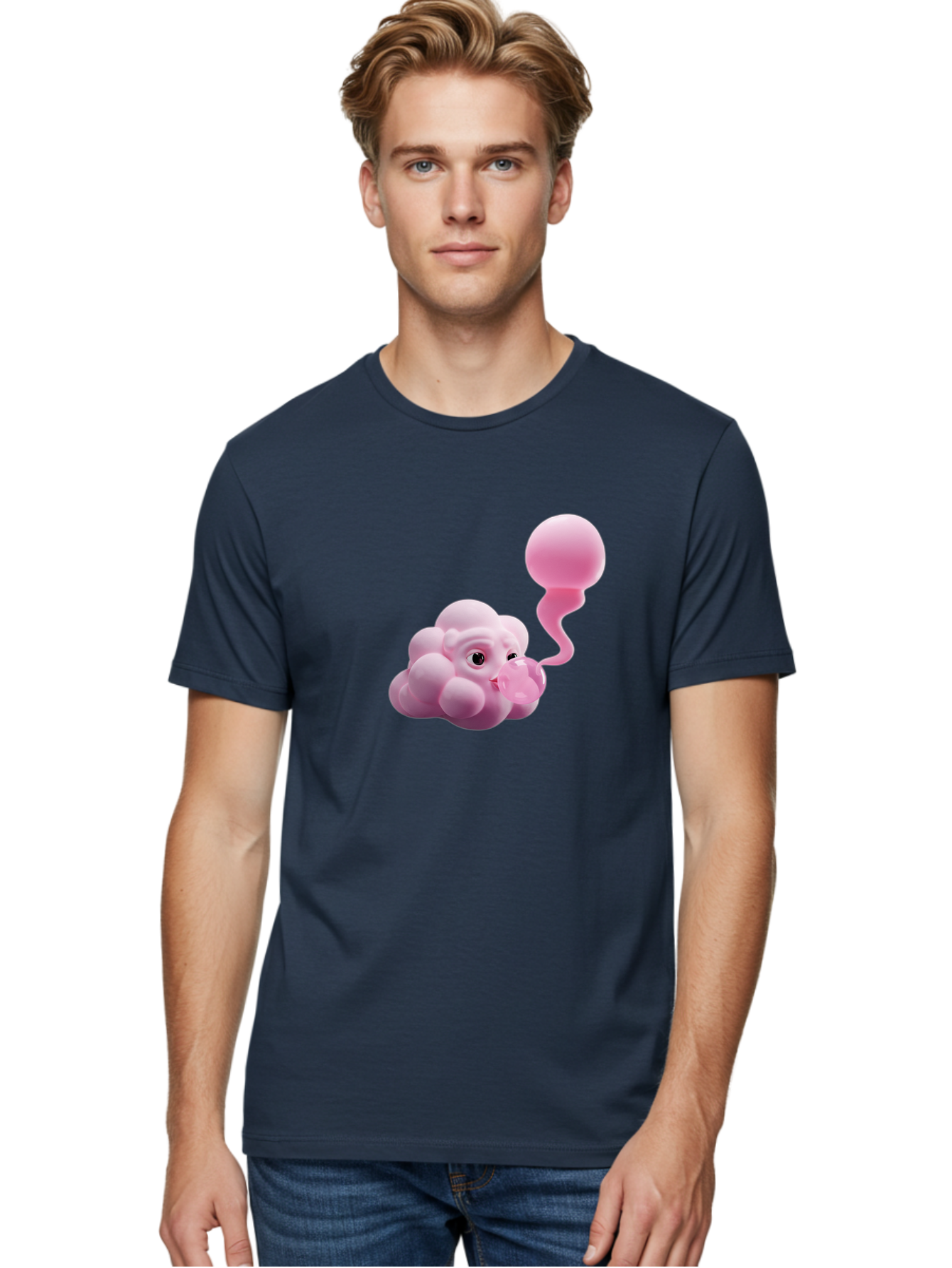 Pink-Cloud-Balloon Men'S Graphic Tee, 100% Cotton, Comfortable Casual Summer Wear, Machine Washable, Vintage Camera, Old Camera, Antique Camera, Black Camera, Classic Photography, Photography Equipment, Nostalgic Device, Film Camera, Bal091