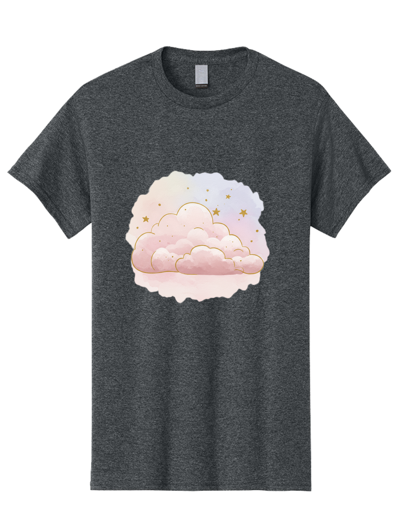 Pink-Clouds-Stars Men'S Graphic Tee, 100% Cotton, Comfortable Casual Summer Wear, Machine Washable, Vintage Camera, Old Camera, Antique Camera, Black Camera, Classic Photography, Photography Equipment, Nostalgic Device, Film Camera, Camera Art Bal092