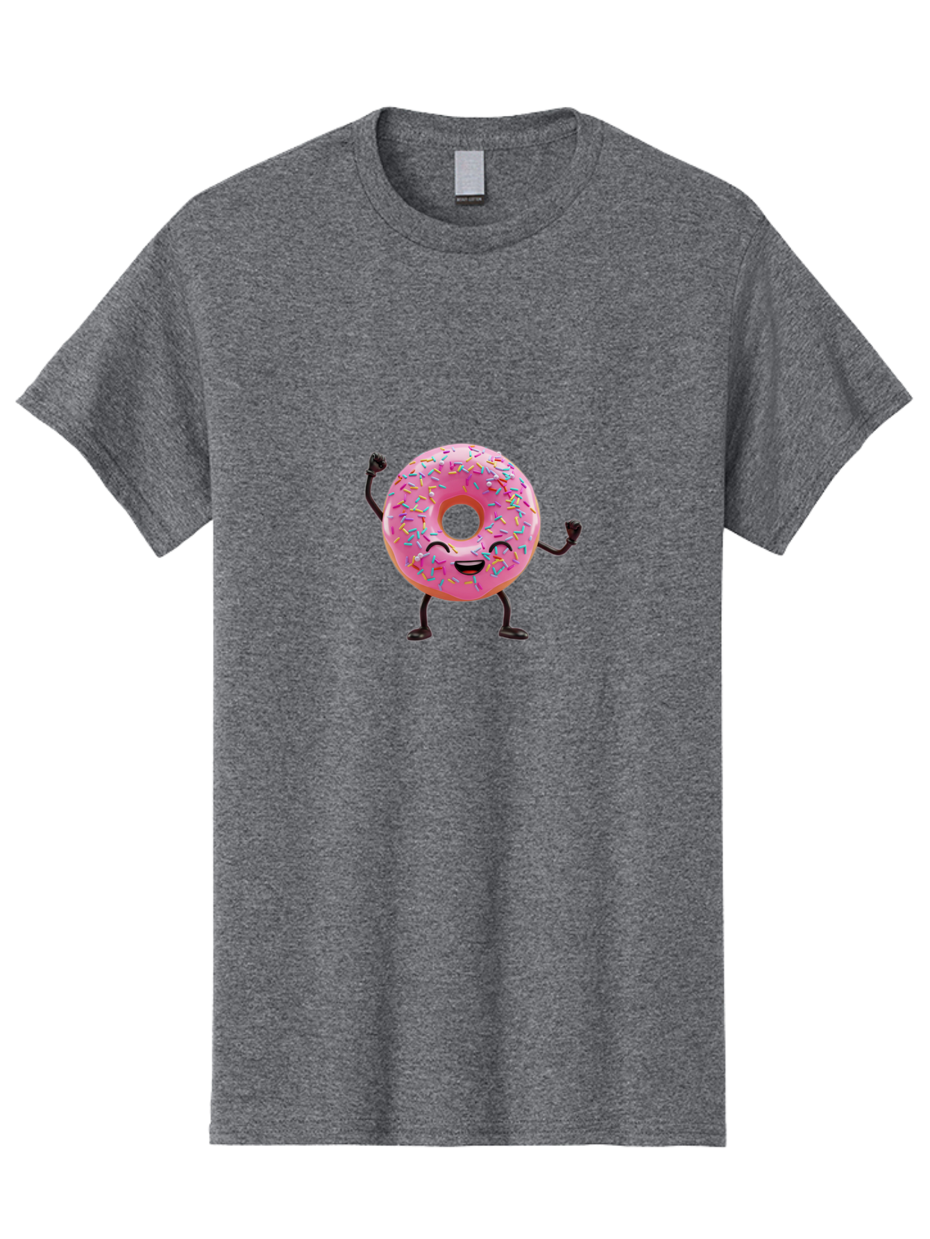 Pink-Donut-1 Men'S Graphic Tee, 100% Cotton, Comfortable Casual Summer Wear, Machine Washable, Vintage Camera, Old Camera, Antique Camera, Black Camera, Classic Photography, Photography Equipment, Nostalgic Device, Film Camera, Camera Art Bal097