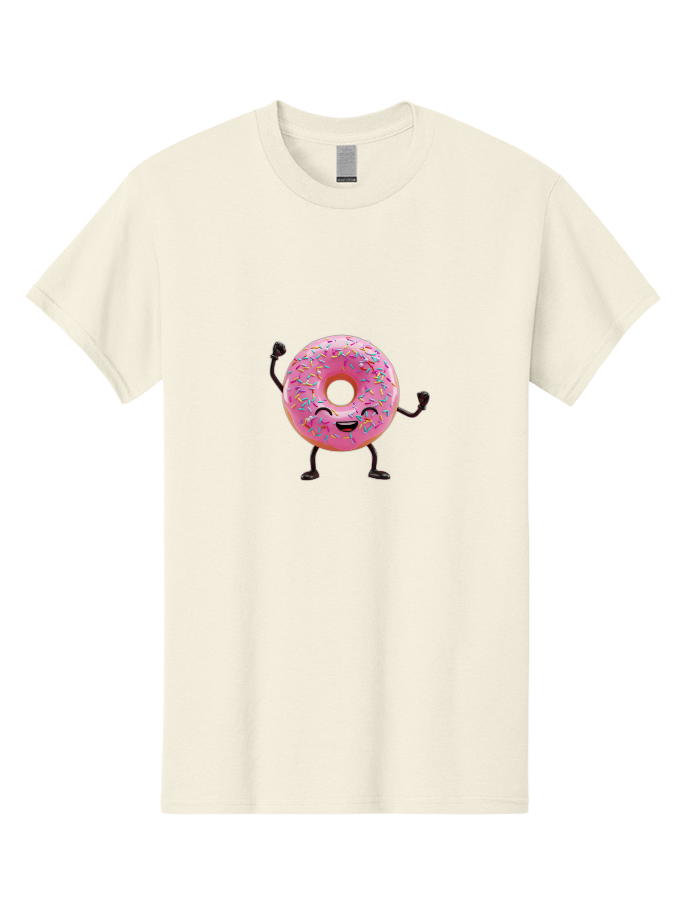 Pink-Donut-1 Men'S Graphic Tee, 100% Cotton, Comfortable Casual Summer Wear, Machine Washable, Vintage Camera, Old Camera, Antique Camera, Black Camera, Classic Photography, Photography Equipment, Nostalgic Device, Film Camera, Camera Art Bal097