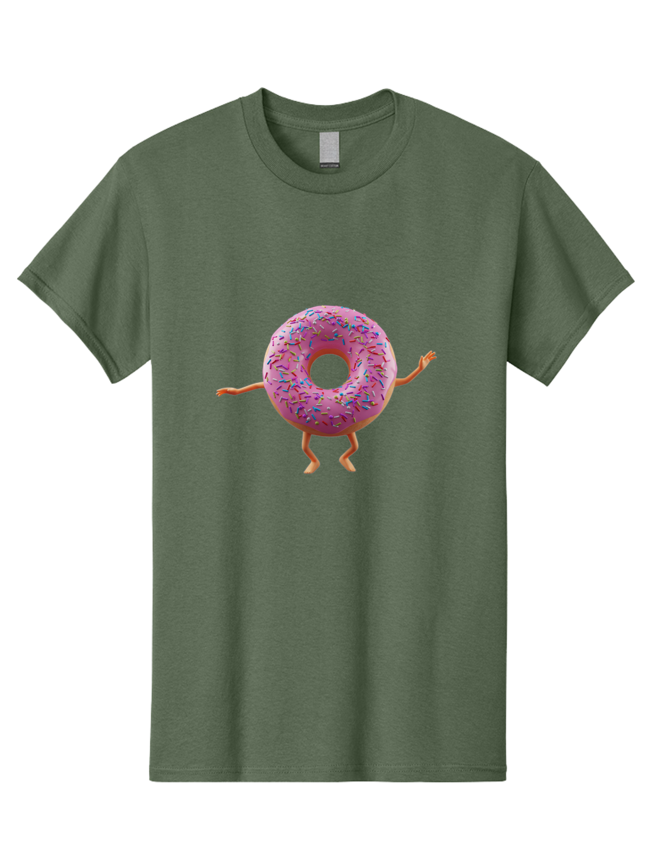 Pink-Donut-With-Sprinkles Men'S Graphic Tee, 100% Cotton, Comfortable Casual Summer Wear, Machine Washable, Vintage Camera, Old Camera, Antique Camera, Black Camera, Classic Photography, Photography Equipment, Nostalgic Device, Film Camera, Bal099