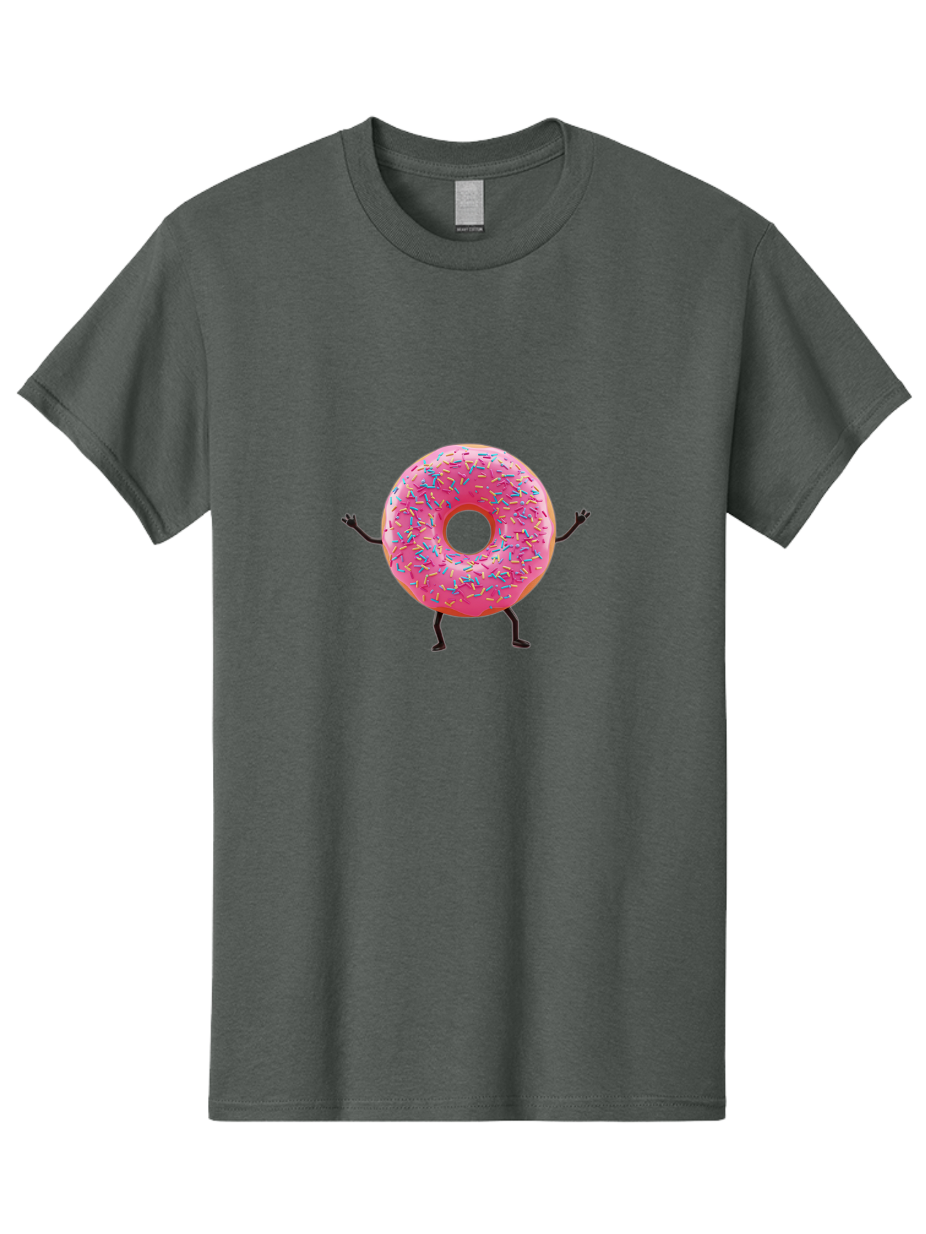Pink-Donut Men'S Graphic Tee, 100% Cotton, Comfortable Casual Summer Wear, Machine Washable, Vintage Camera, Old Camera, Antique Camera, Black Camera, Classic Photography, Photography Equipment, Nostalgic Device, Film Camera, Camera Art Bal100