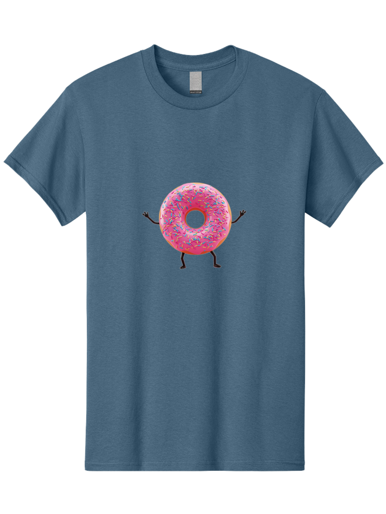 Pink-Donut Men'S Graphic Tee, 100% Cotton, Comfortable Casual Summer Wear, Machine Washable, Vintage Camera, Old Camera, Antique Camera, Black Camera, Classic Photography, Photography Equipment, Nostalgic Device, Film Camera, Camera Art Bal100