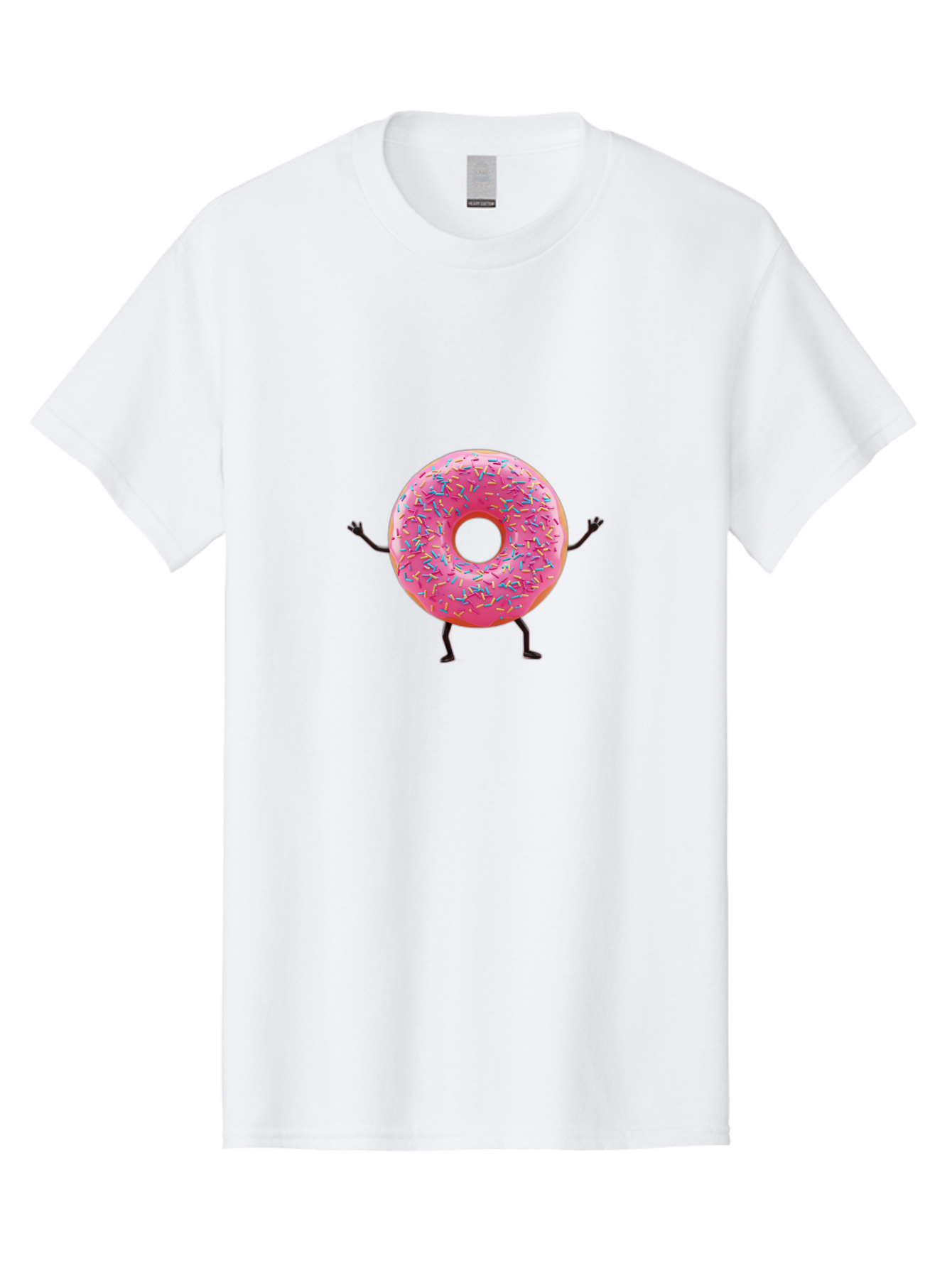 Pink-Donut Men'S Graphic Tee, 100% Cotton, Comfortable Casual Summer Wear, Machine Washable, Vintage Camera, Old Camera, Antique Camera, Black Camera, Classic Photography, Photography Equipment, Nostalgic Device, Film Camera, Camera Art Bal100