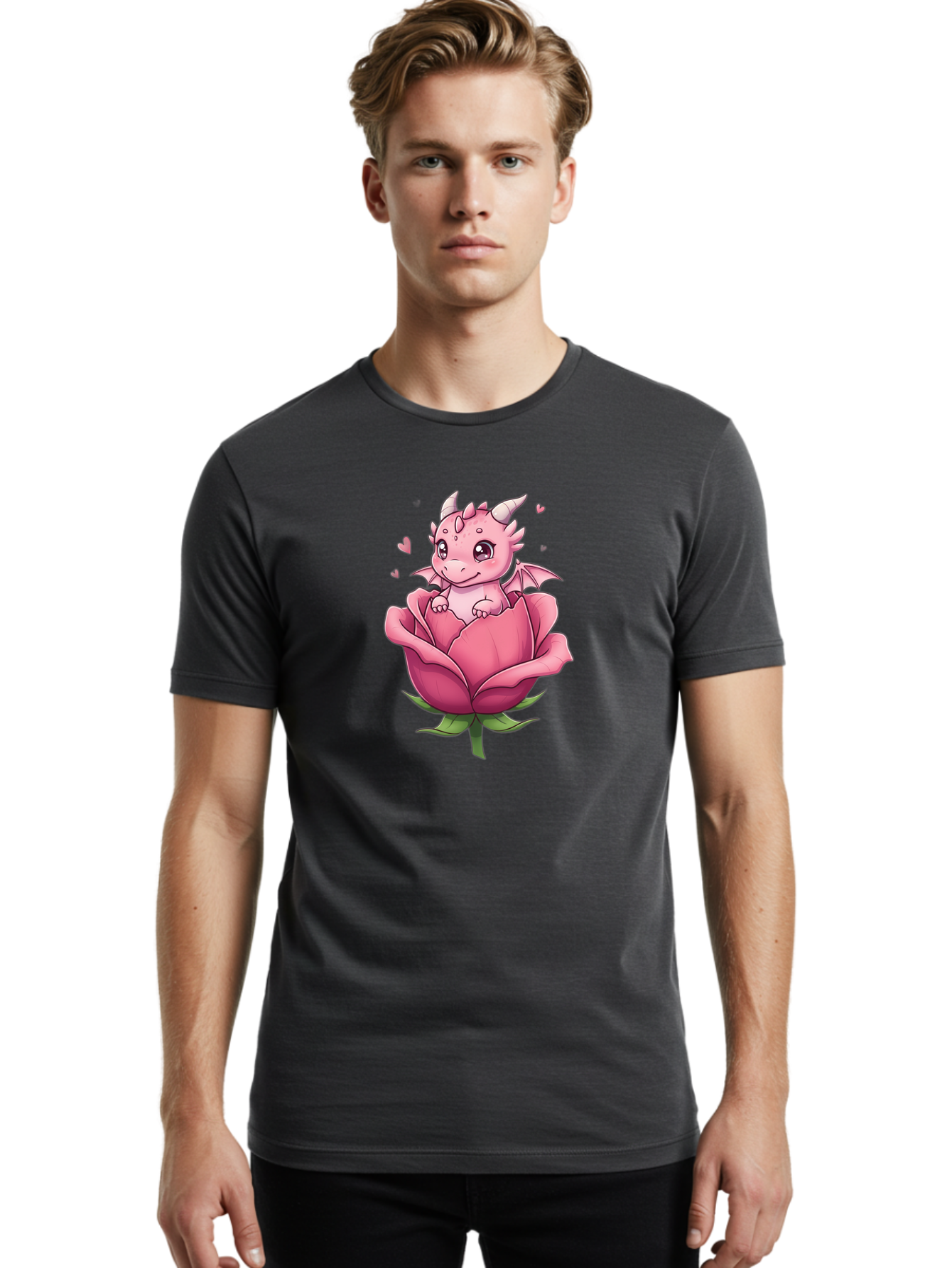 Pink-Dragon-In-Rose Men'S Graphic Tee, 100% Cotton, Comfortable Casual Summer Wear, Machine Washable, Vintage Camera, Old Camera, Antique Camera, Black Camera, Classic Photography, Photography Equipment, Nostalgic Device, Film Camera, Bal105