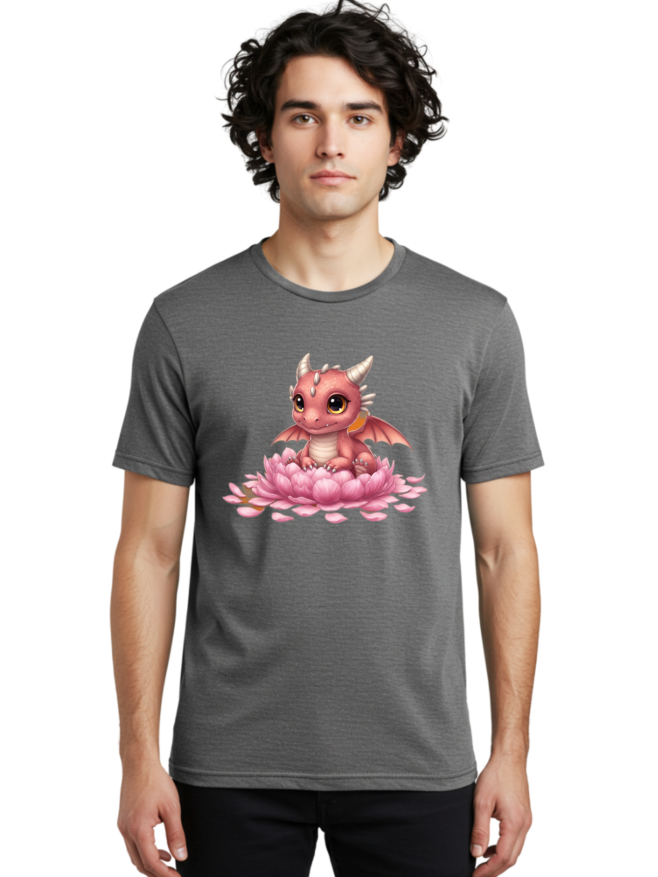 Pink-Dragon-On-Flower Men'S Graphic Tee, 100% Cotton, Comfortable Casual Summer Wear, Machine Washable, Vintage Camera, Old Camera, Antique Camera, Black Camera, Classic Photography, Photography Equipment, Nostalgic Device, Film Camera, Bal106