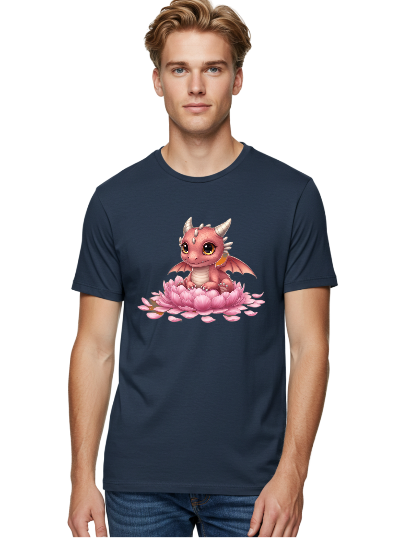 Pink-Dragon-On-Flower Men'S Graphic Tee, 100% Cotton, Comfortable Casual Summer Wear, Machine Washable, Vintage Camera, Old Camera, Antique Camera, Black Camera, Classic Photography, Photography Equipment, Nostalgic Device, Film Camera, Bal106