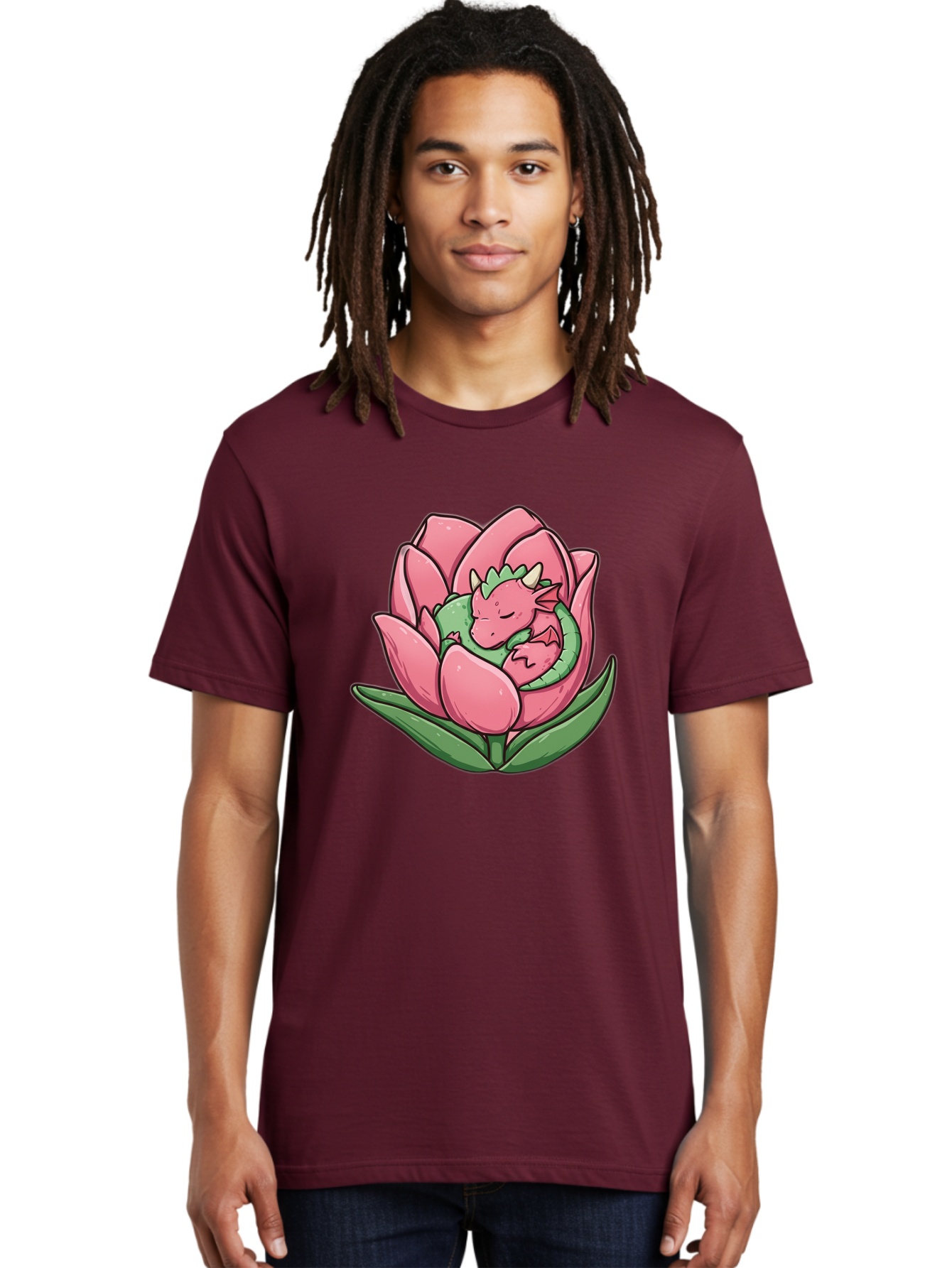 Pink-Dragon-Sleeping-In-Lotus-Flower Men'S Graphic Tee, 100% Cotton, Comfortable Casual Summer Wear, Machine Washable, Vintage Camera, Old Camera, Antique Camera, Black Camera, Classic Photography, Photography Equipment, Nostalgic Device, Bal107