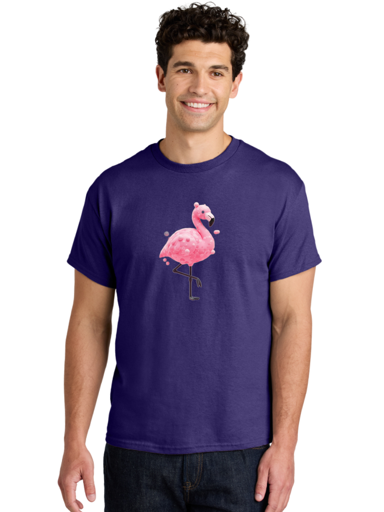 Pink-Flamingo-5 Men'S Graphic Tee, 100% Cotton, Comfortable Casual Summer Wear, Machine Washable, Vintage Camera, Old Camera, Antique Camera, Black Camera, Classic Photography, Photography Equipment, Nostalgic Device, Film Camera, Camera Art Bal118