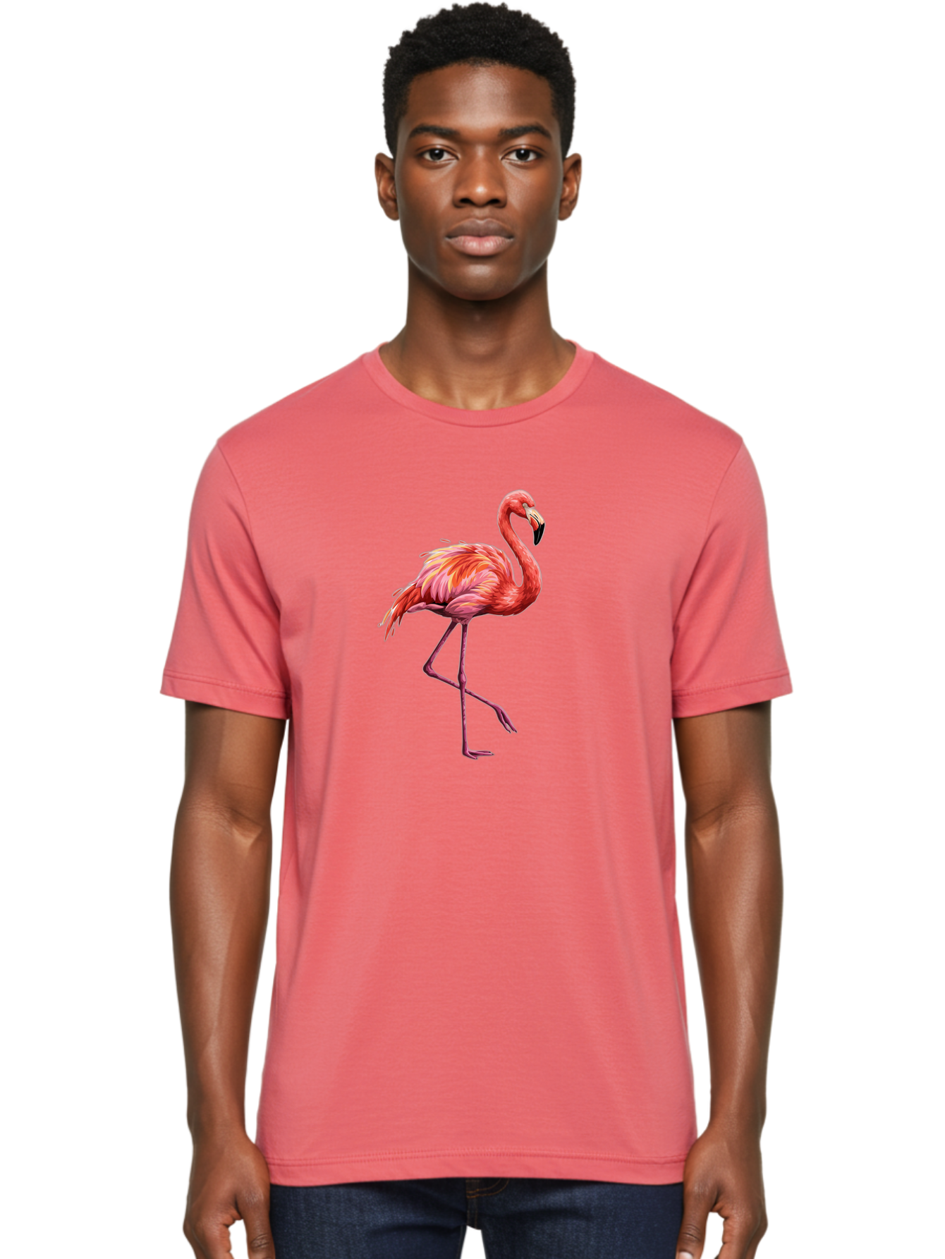 Pink-Flamingo-7 Men'S Graphic Tee, 100% Cotton, Comfortable Casual Summer Wear, Machine Washable, Vintage Camera, Old Camera, Antique Camera, Black Camera, Classic Photography, Photography Equipment, Nostalgic Device, Film Camera, Camera Art Bal120