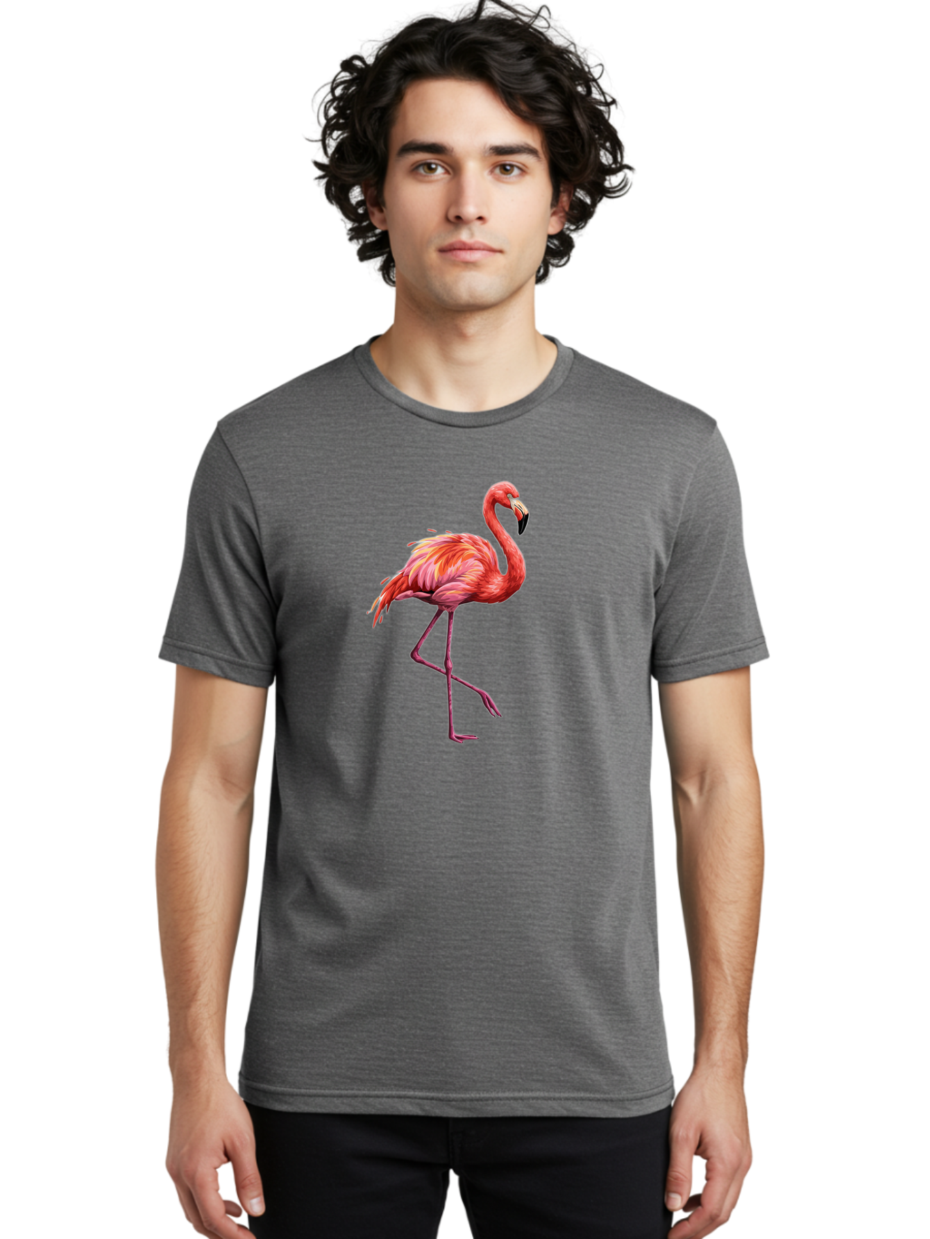 Pink-Flamingo-7 Men'S Graphic Tee, 100% Cotton, Comfortable Casual Summer Wear, Machine Washable, Vintage Camera, Old Camera, Antique Camera, Black Camera, Classic Photography, Photography Equipment, Nostalgic Device, Film Camera, Camera Art Bal120
