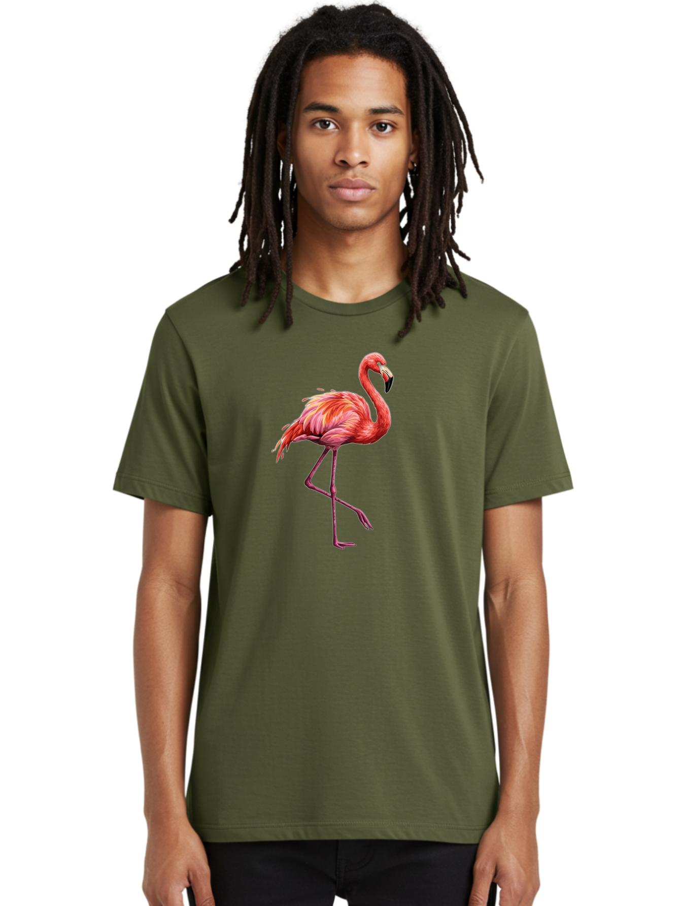 Pink-Flamingo-7 Men'S Graphic Tee, 100% Cotton, Comfortable Casual Summer Wear, Machine Washable, Vintage Camera, Old Camera, Antique Camera, Black Camera, Classic Photography, Photography Equipment, Nostalgic Device, Film Camera, Camera Art Bal120