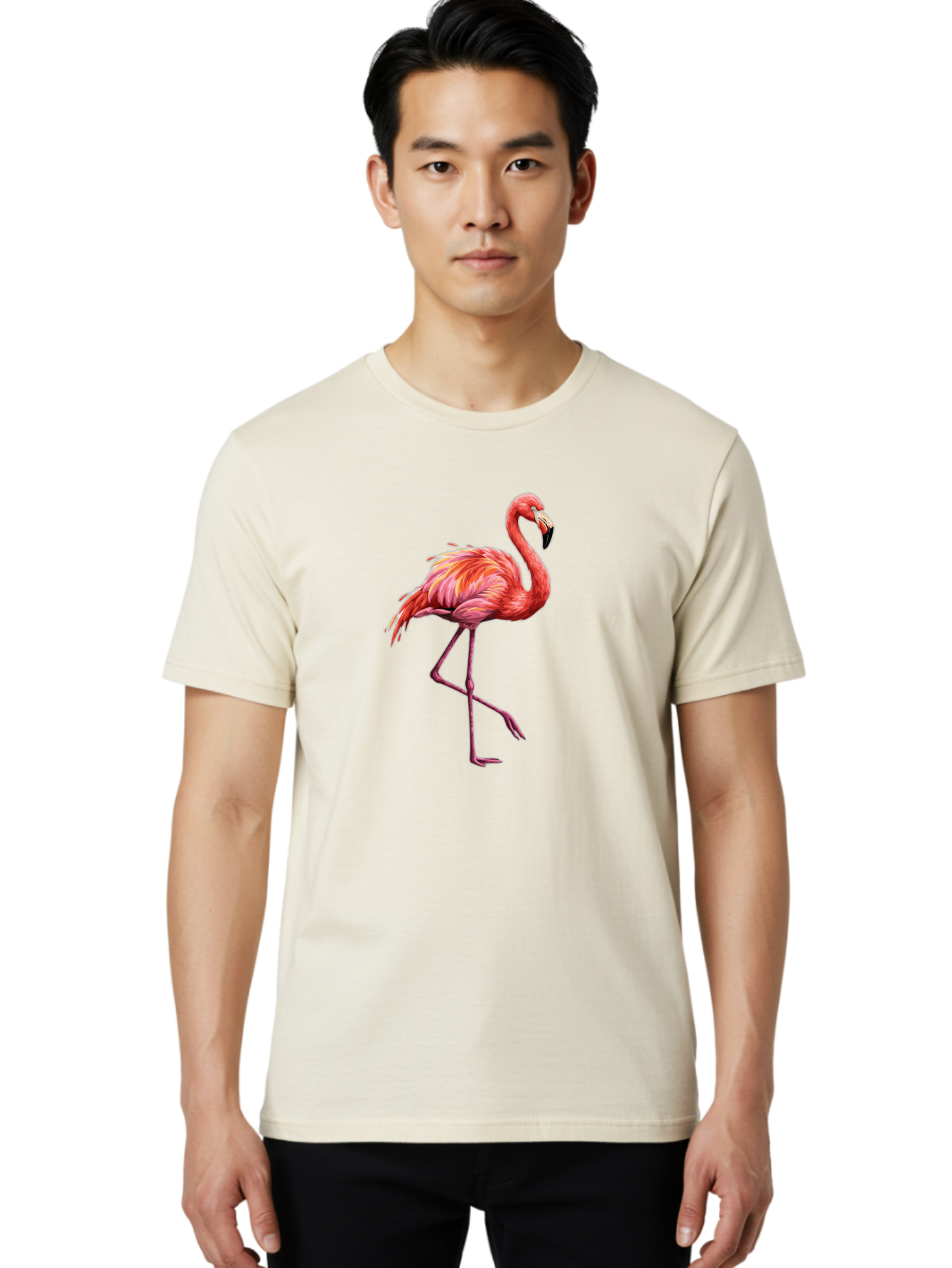 Pink-Flamingo-7 Men'S Graphic Tee, 100% Cotton, Comfortable Casual Summer Wear, Machine Washable, Vintage Camera, Old Camera, Antique Camera, Black Camera, Classic Photography, Photography Equipment, Nostalgic Device, Film Camera, Camera Art Bal120