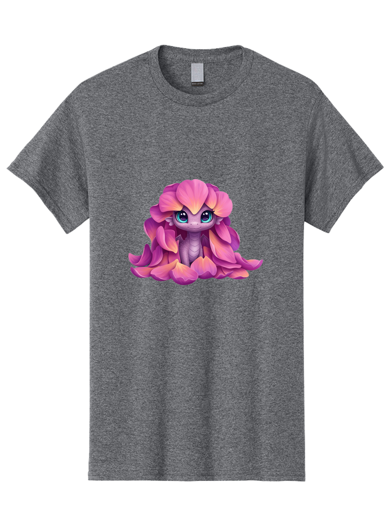 Pink-Flower-Dragon Men'S Graphic Tee, 100% Cotton, Comfortable Casual Summer Wear, Machine Washable, Vintage Camera, Old Camera, Antique Camera, Black Camera, Classic Photography, Photography Equipment, Nostalgic Device, Film Camera, Bal124