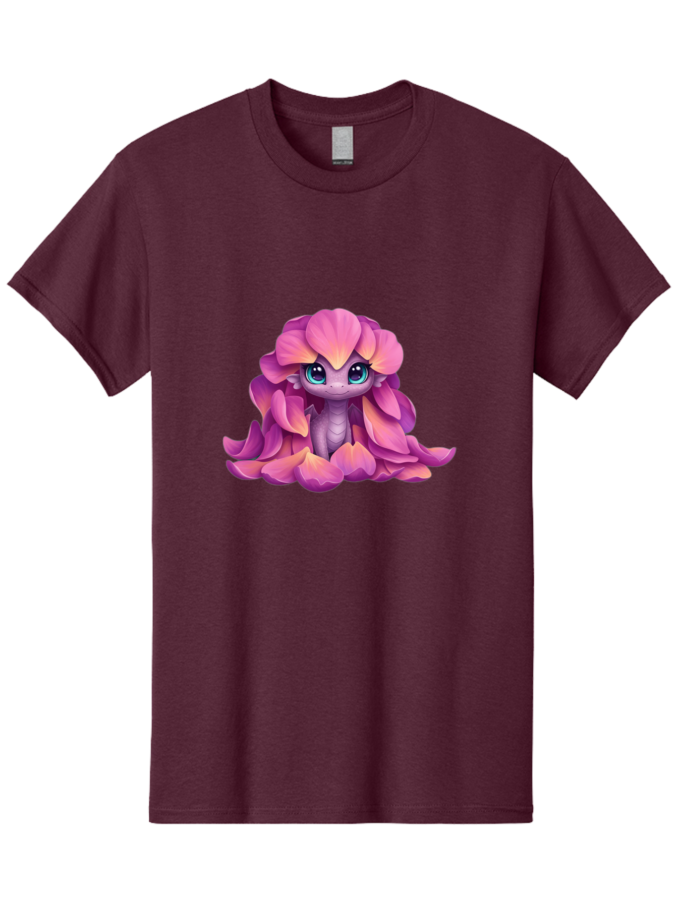 Pink-Flower-Dragon Men'S Graphic Tee, 100% Cotton, Comfortable Casual Summer Wear, Machine Washable, Vintage Camera, Old Camera, Antique Camera, Black Camera, Classic Photography, Photography Equipment, Nostalgic Device, Film Camera, Bal124