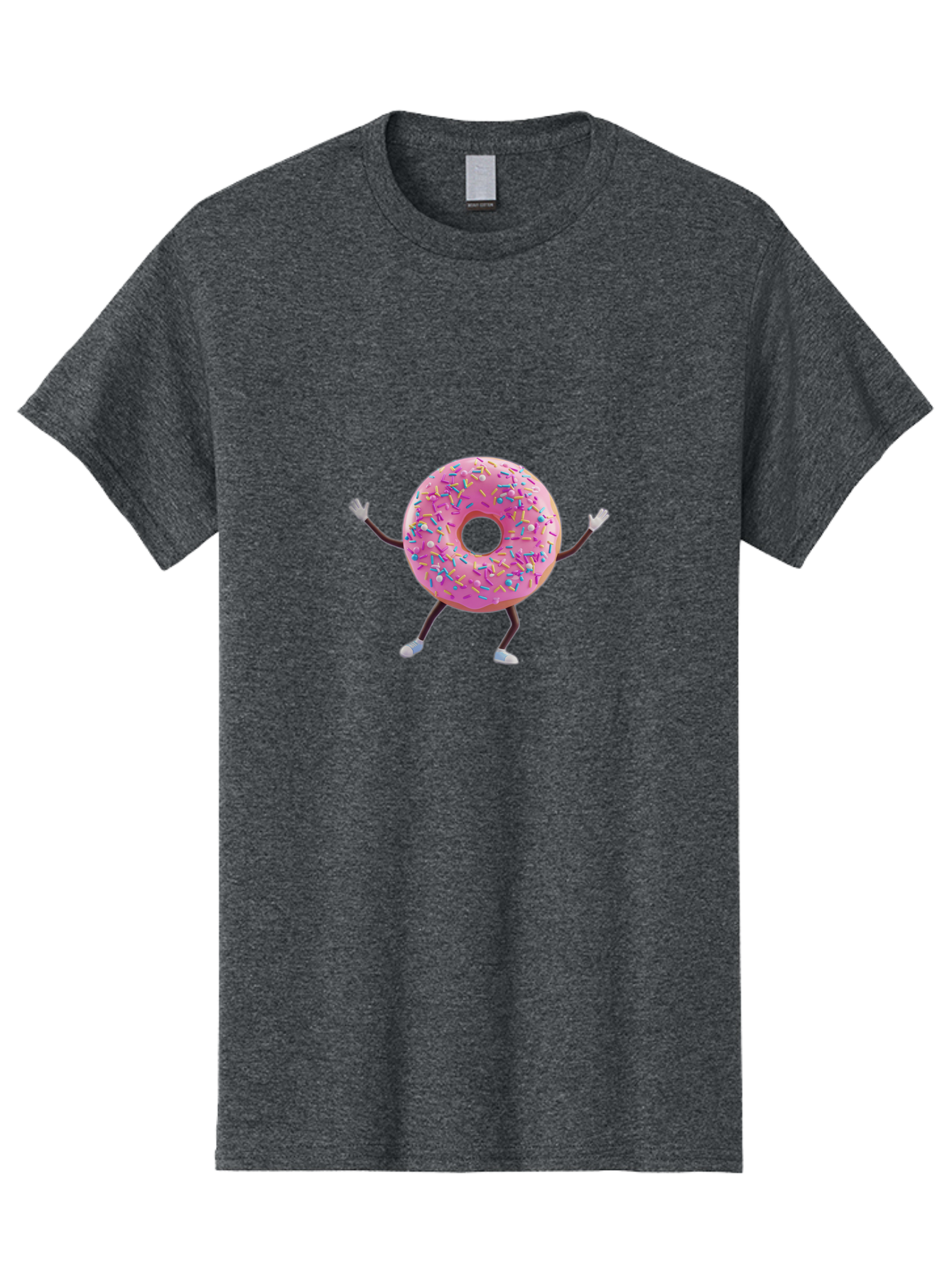 Pink-Frosting-Donut Men'S Graphic Tee, 100% Cotton, Comfortable Casual Summer Wear, Machine Washable, Vintage Camera, Old Camera, Antique Camera, Black Camera, Classic Photography, Photography Equipment, Nostalgic Device, Film Camera, Bal127