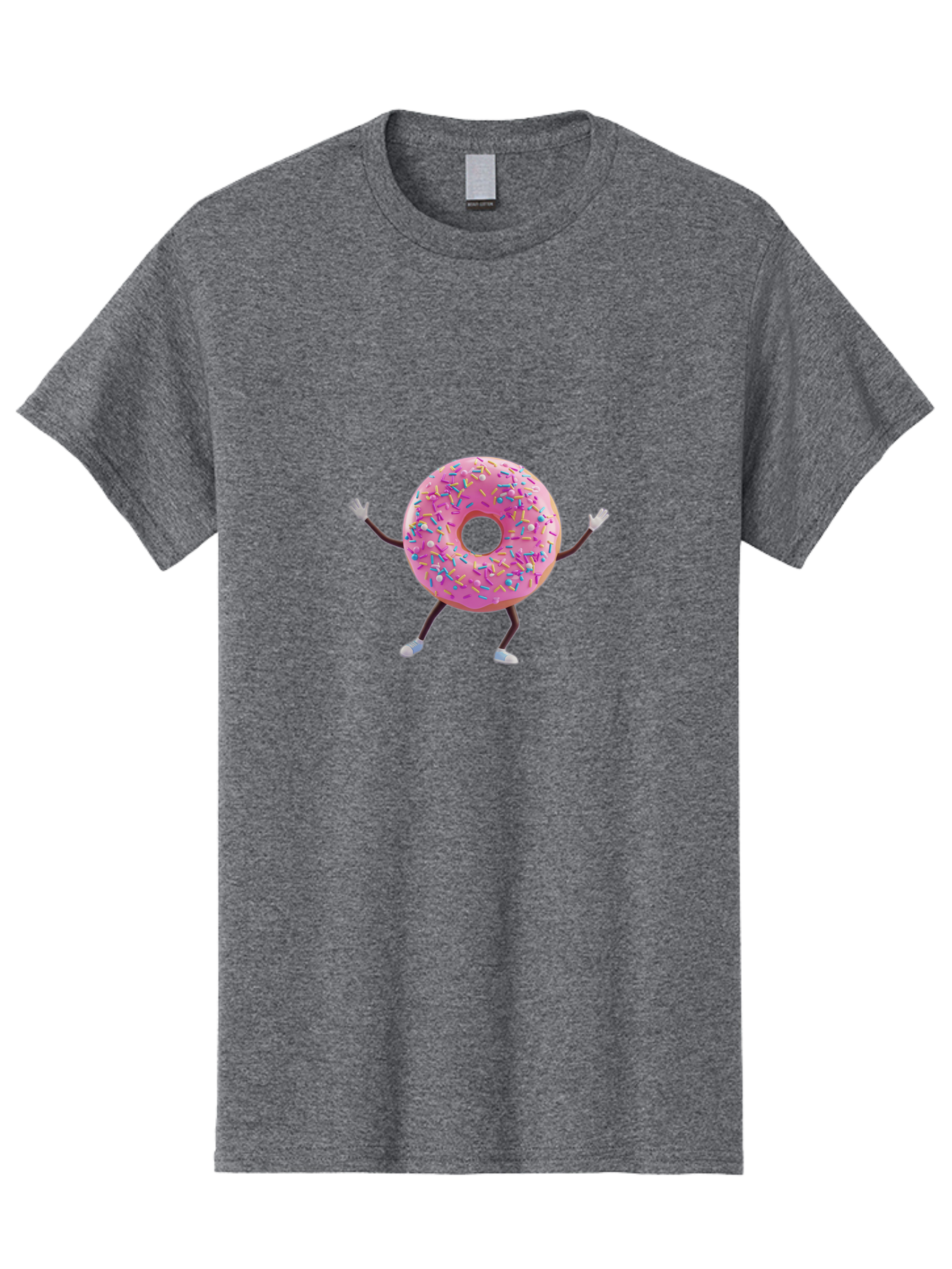 Pink-Frosting-Donut Men'S Graphic Tee, 100% Cotton, Comfortable Casual Summer Wear, Machine Washable, Vintage Camera, Old Camera, Antique Camera, Black Camera, Classic Photography, Photography Equipment, Nostalgic Device, Film Camera, Bal127