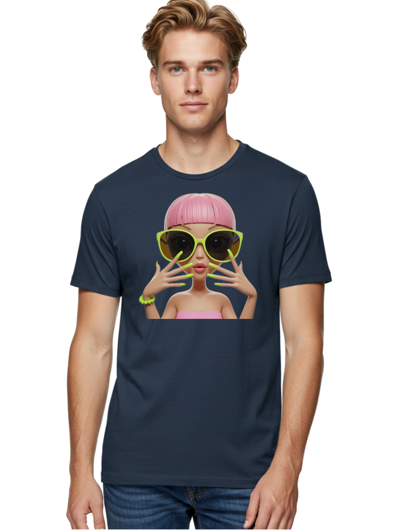 Pink-Hair-Doll Men'S Graphic Tee, 100% Cotton, Comfortable Casual Summer Wear, Machine Washable, Vintage Camera, Old Camera, Antique Camera, Black Camera, Classic Photography, Photography Equipment, Nostalgic Device, Film Camera, Camera Art Bal129