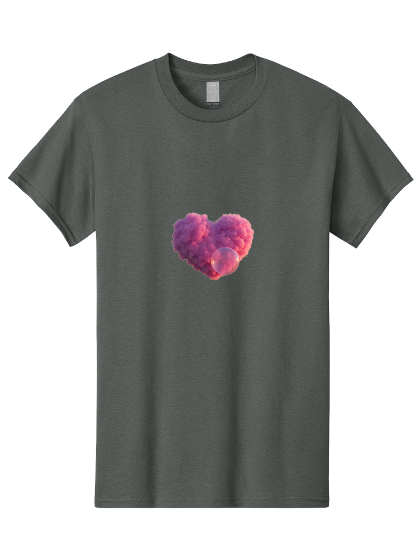 Pink-Heart-With-Bubble Men'S Graphic Tee, 100% Cotton, Comfortable Casual Summer Wear, Machine Washable, Vintage Camera, Old Camera, Antique Camera, Black Camera, Classic Photography, Photography Equipment, Nostalgic Device, Film Camera, Bal132